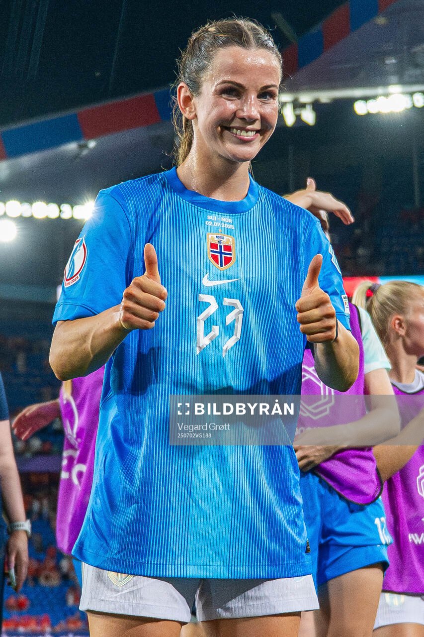 Tuva Hansen of Norway celebrates