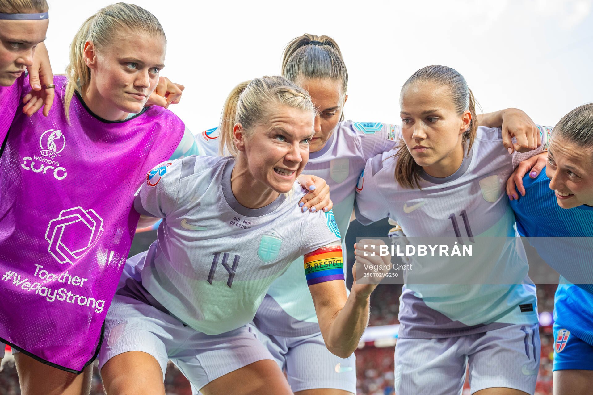 Mathilde Harviken, Ada Hegerberg, Guro Reiten, goalkeeper