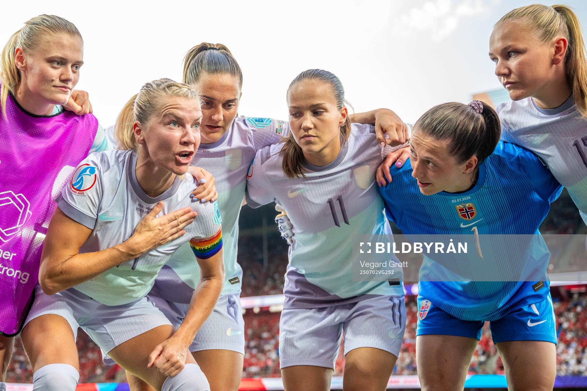 Mathilde Harviken, Ada Hegerberg, Vilde Bøe Risa, Guro