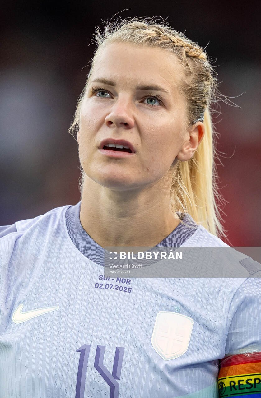 Ada Hegerberg of Norway line up