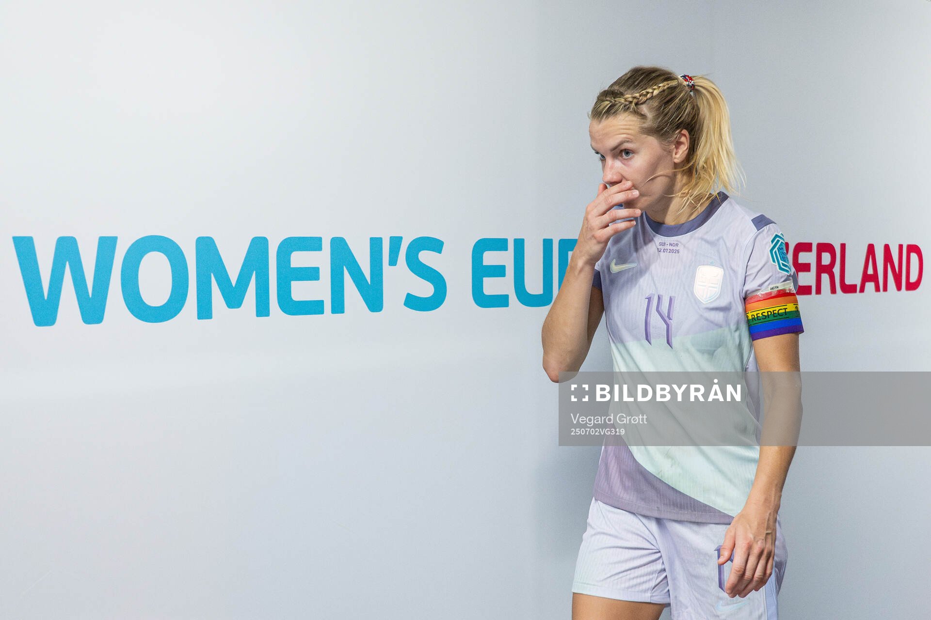 Ada Hegerberg of Norway at half-time