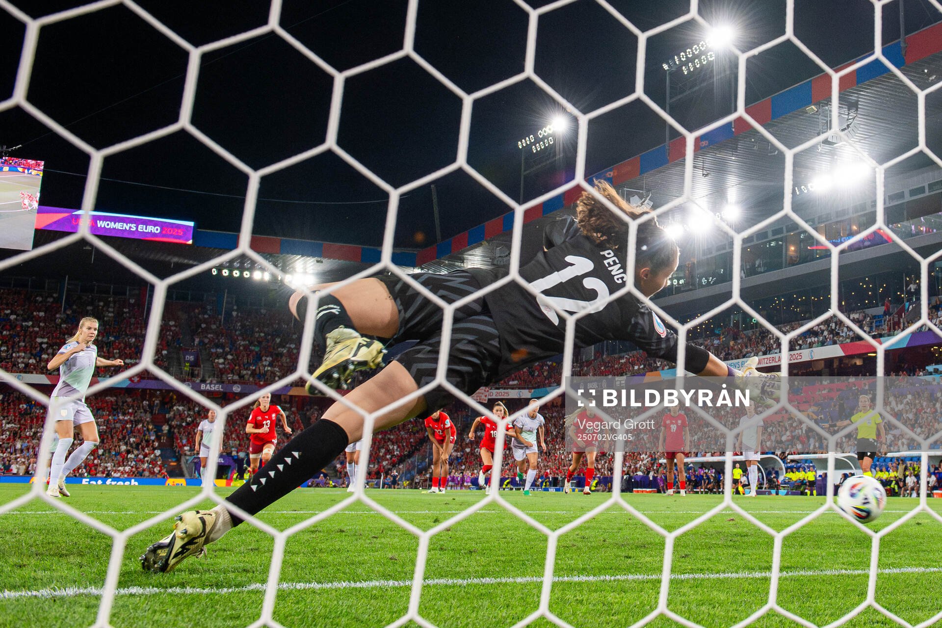 Ada Hegerberg of Norway misses a penalty kick against