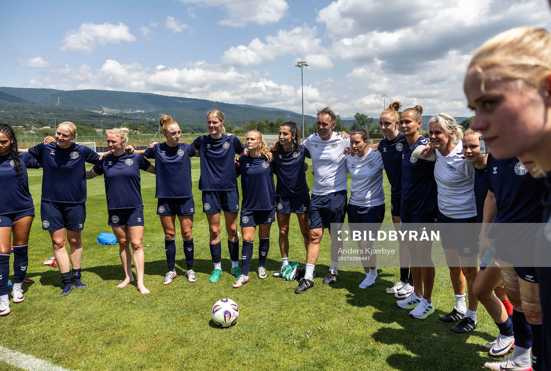 03.07.2025 - Denmark Womens Team practice in Neuchätel in
