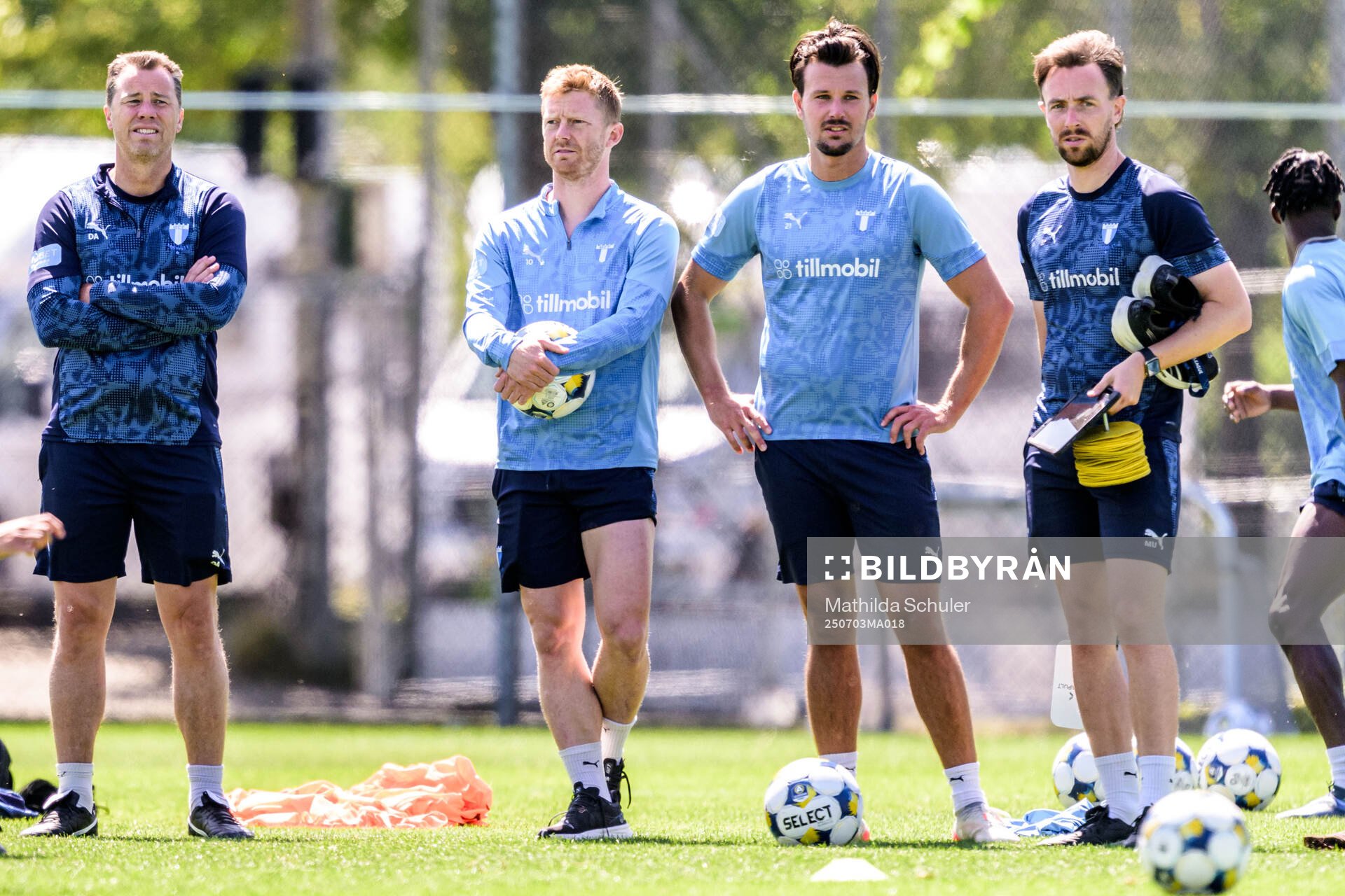 Sportchef Daniel Andersson, Anders Christiansen och Stefano