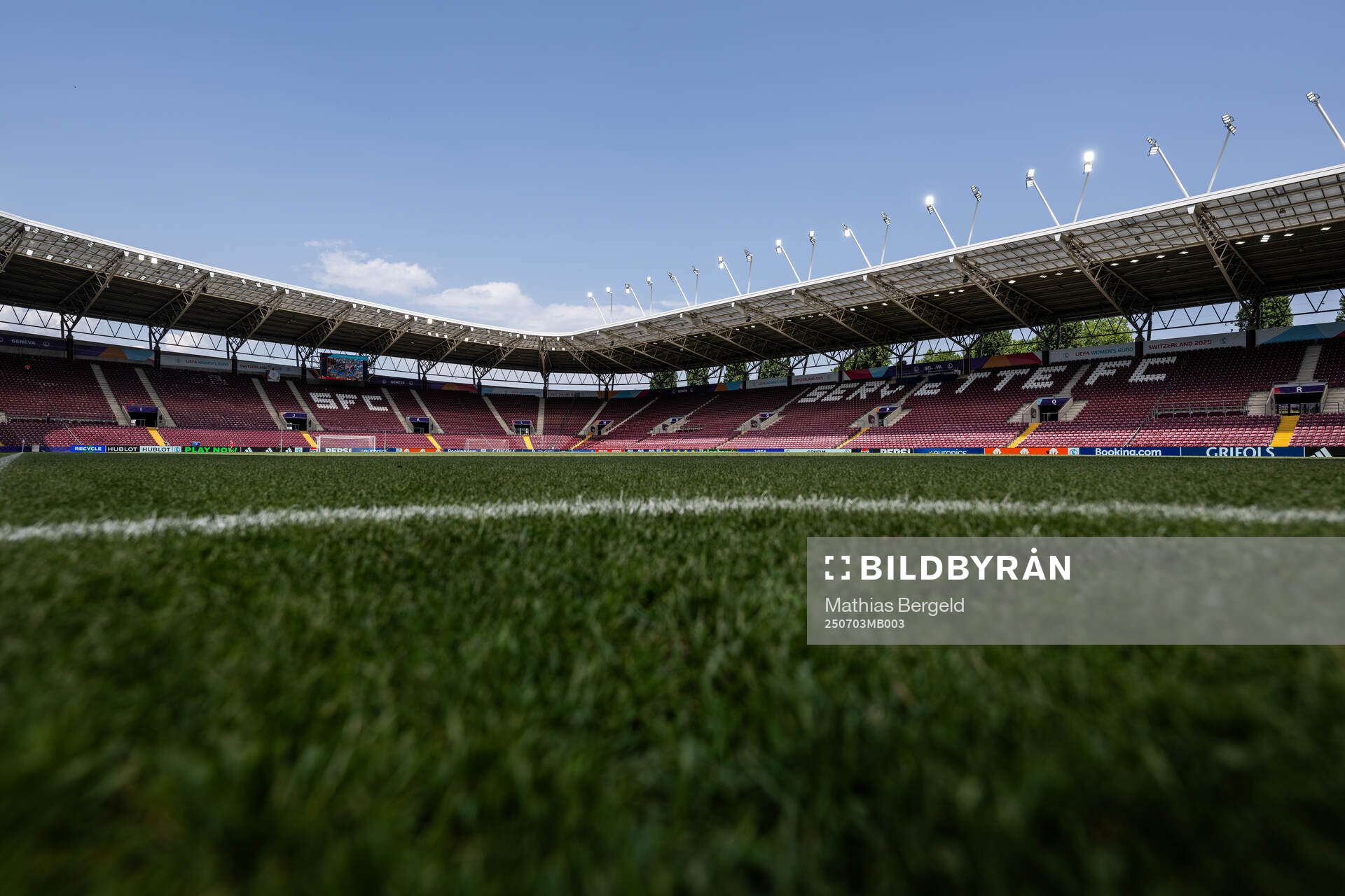 General interior view of Stade de Geneve