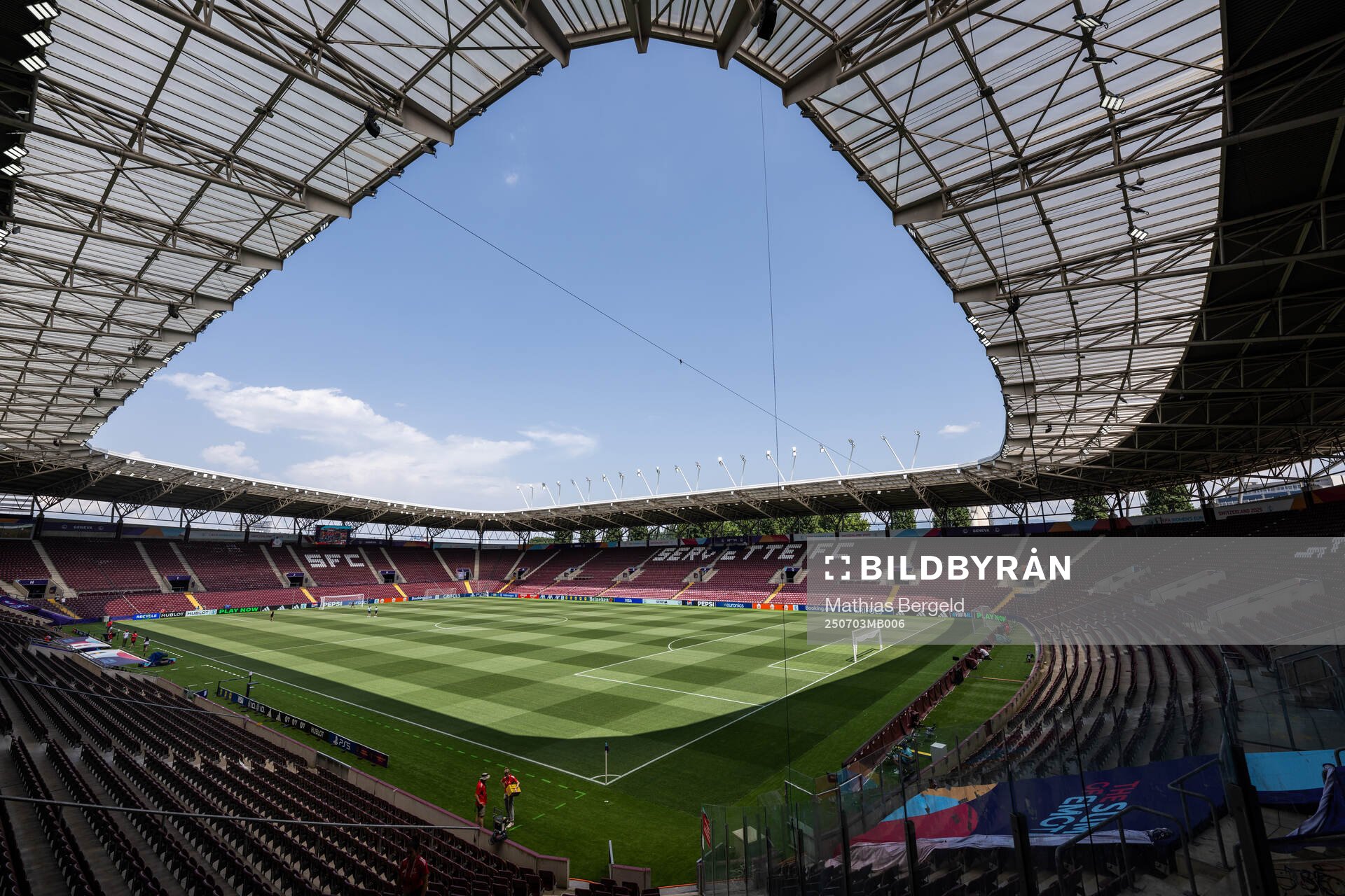 General interior view of Stade de Geneve