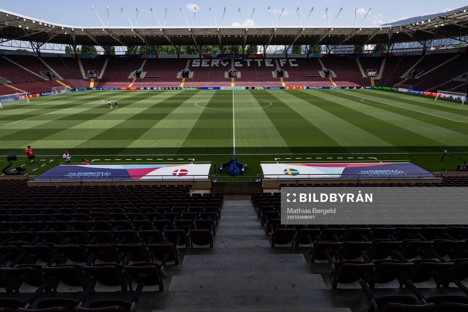 General interior view of Stade de Geneve