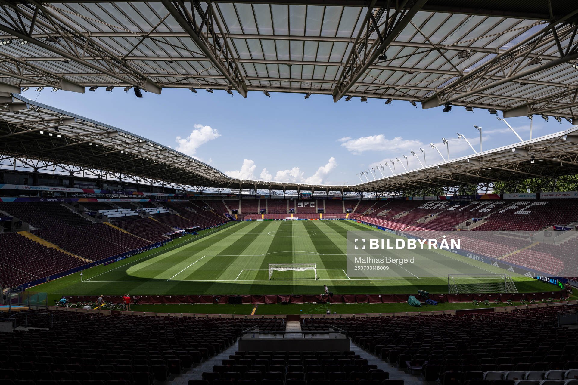 General interior view of Stade de Geneve