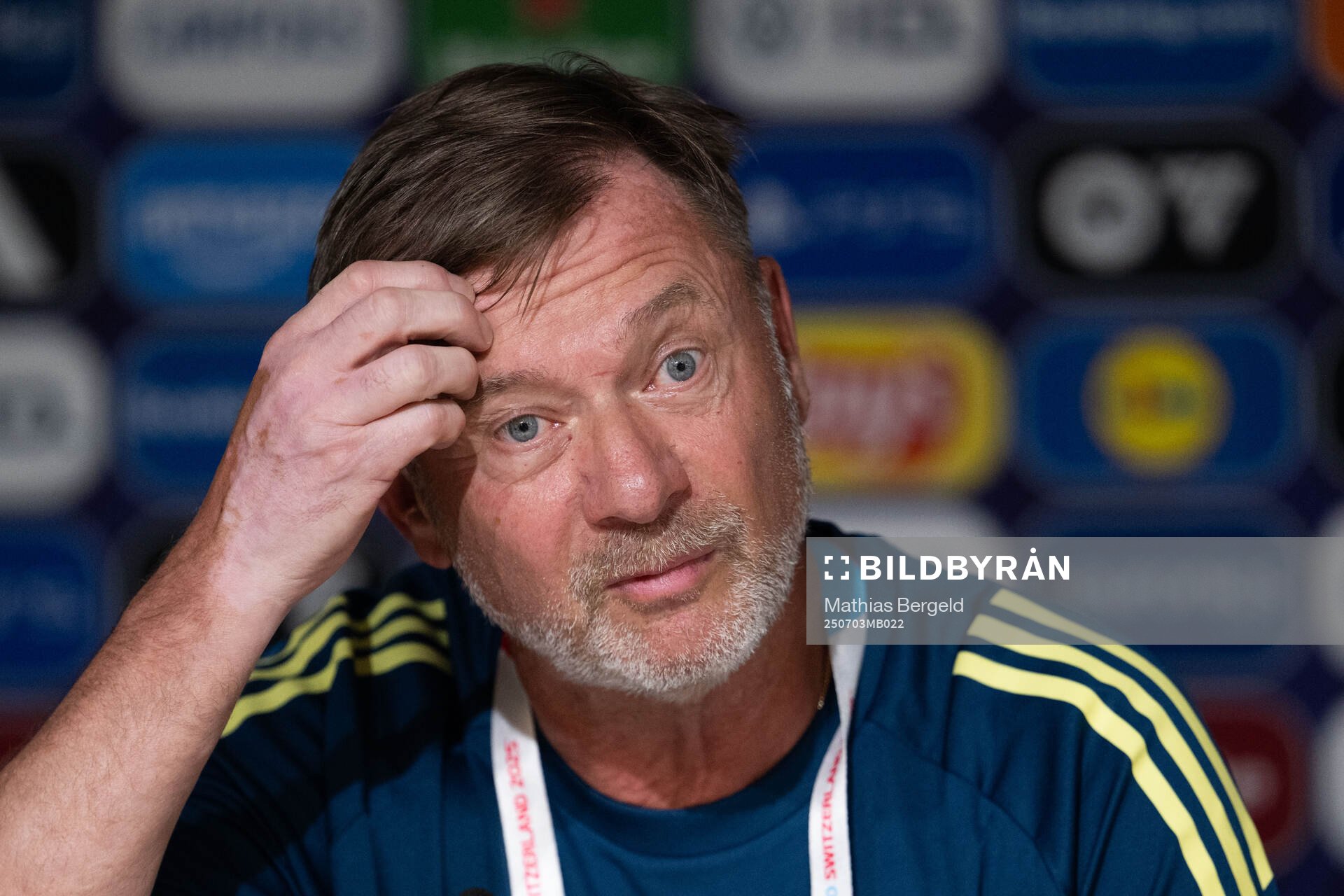Head coach Peter Gerhardsson of the Swedish women's
