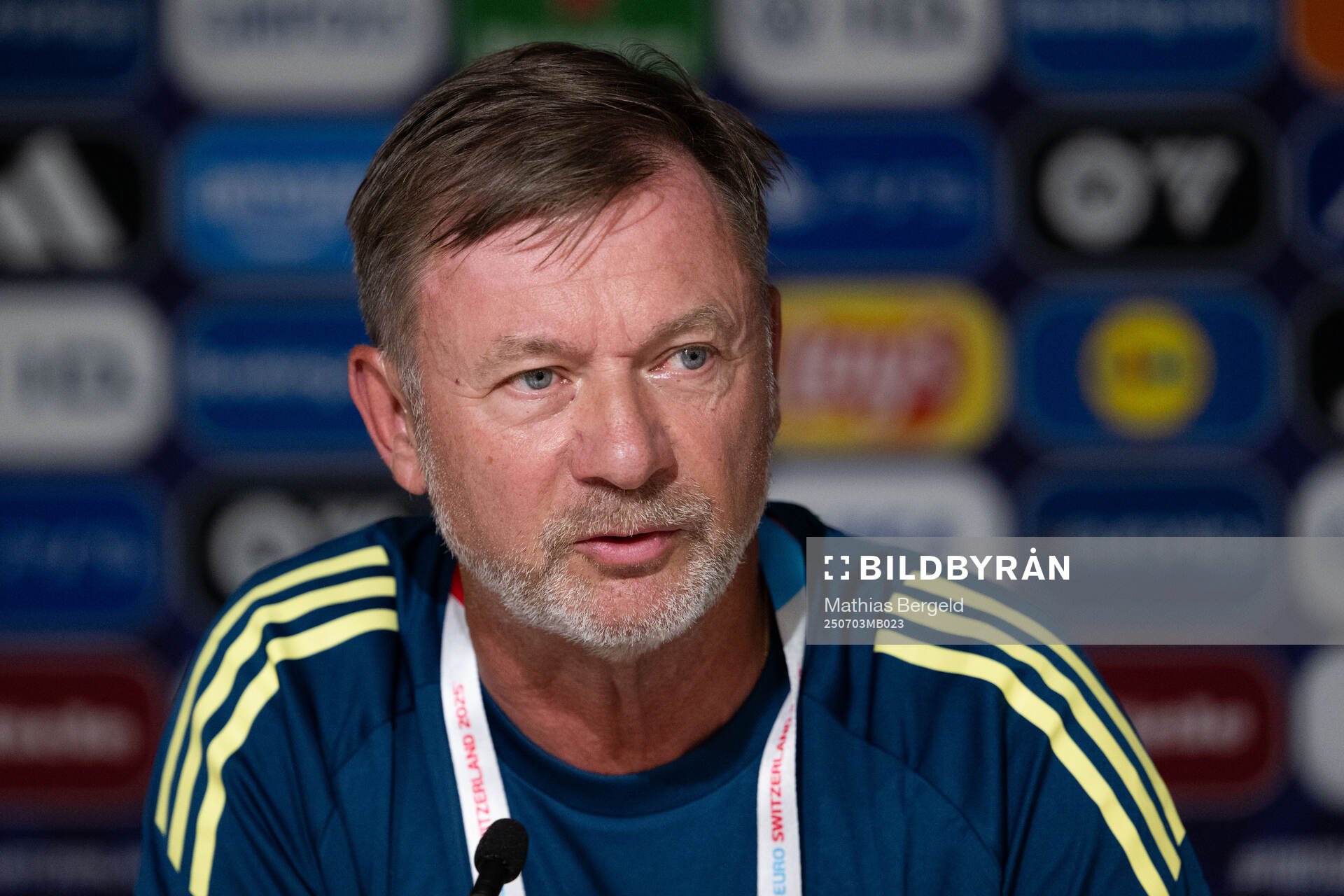 Head coach Peter Gerhardsson of the Swedish women's