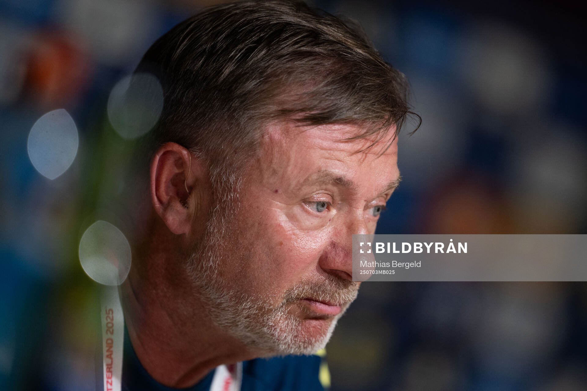Head coach Peter Gerhardsson of the Swedish women's
