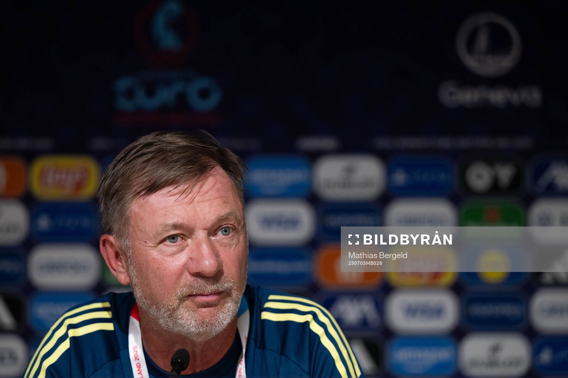 Head coach Peter Gerhardsson of the Swedish women's