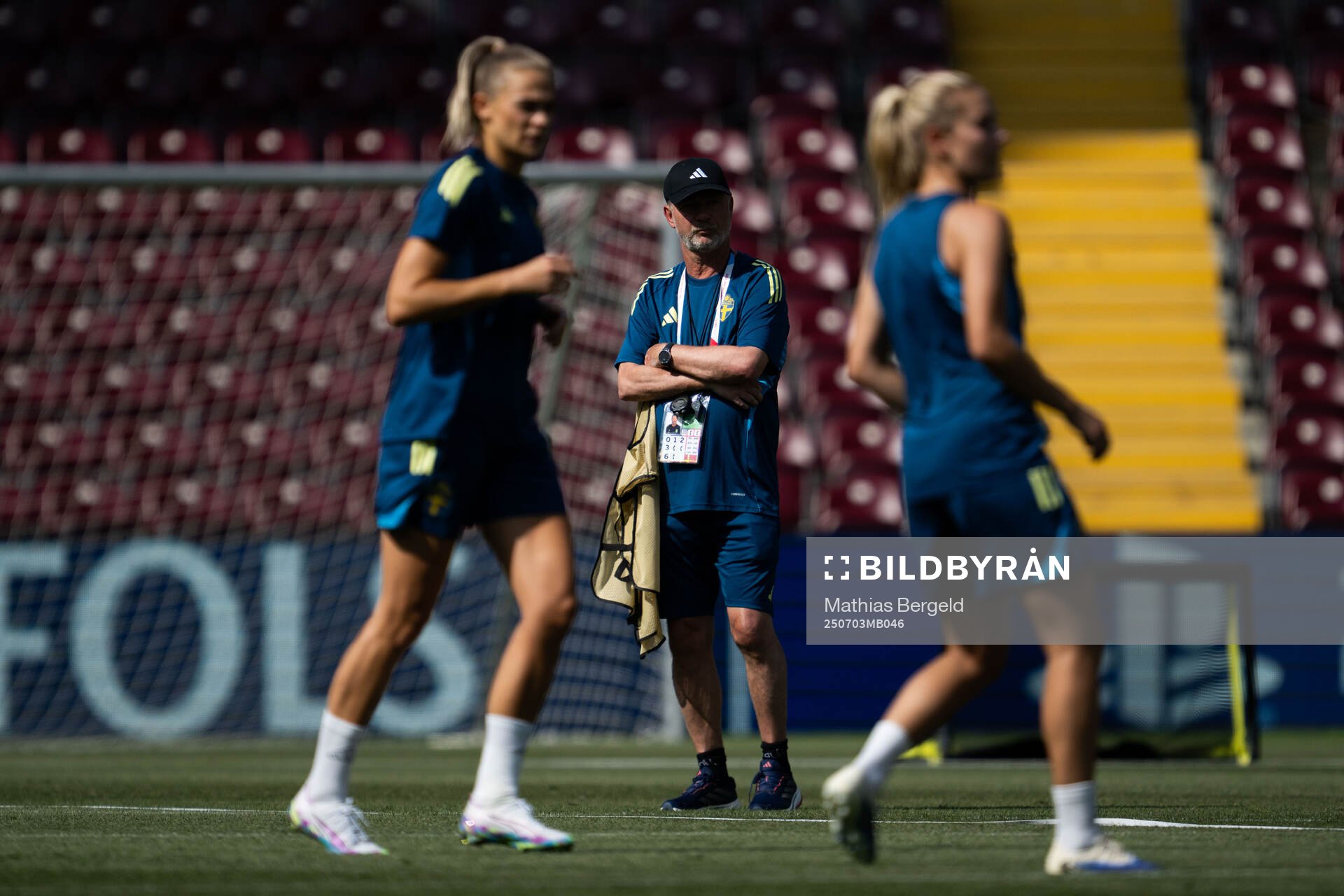 Head coach Peter Gerhardsson of the Swedish women's