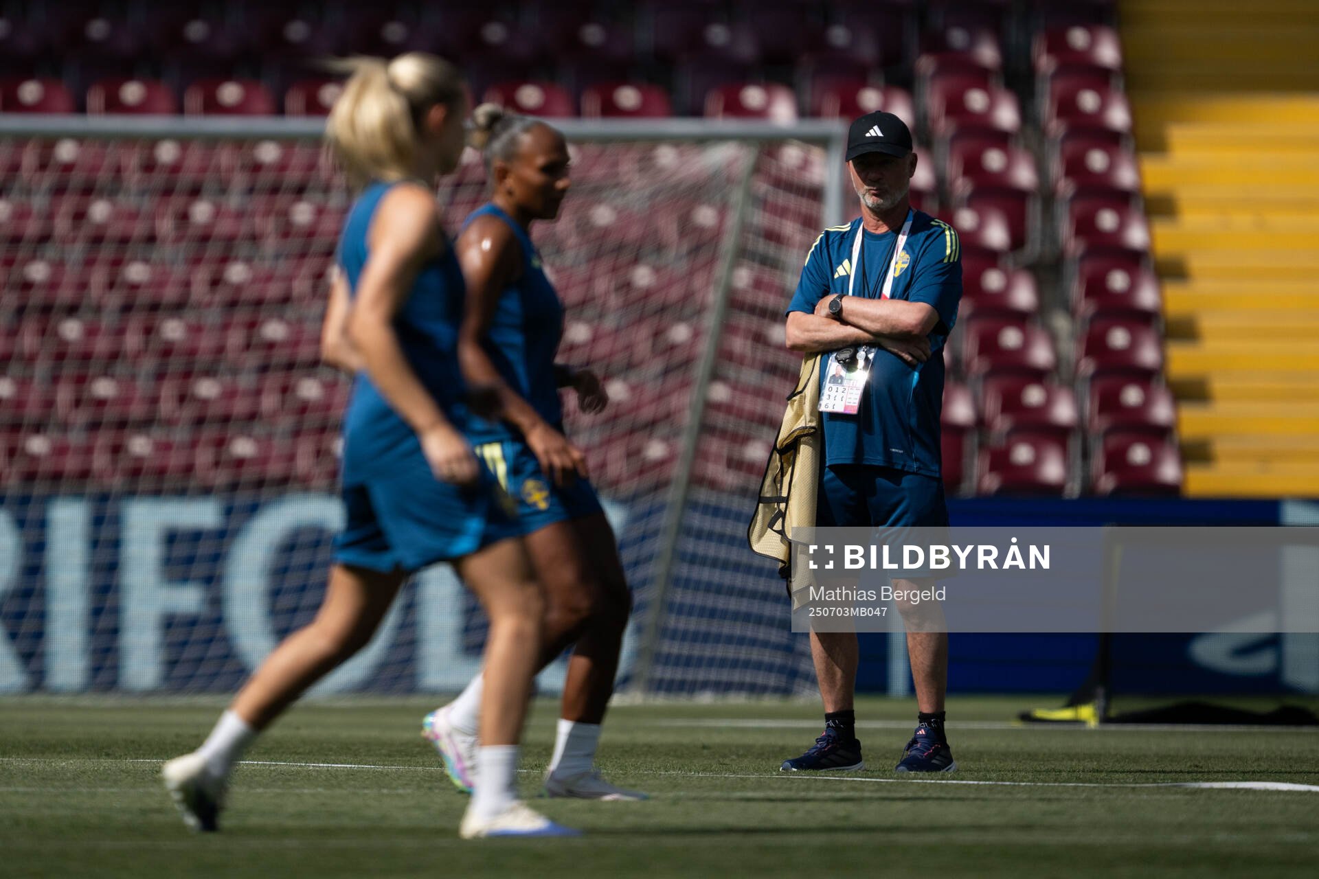 Head coach Peter Gerhardsson of the Swedish women's