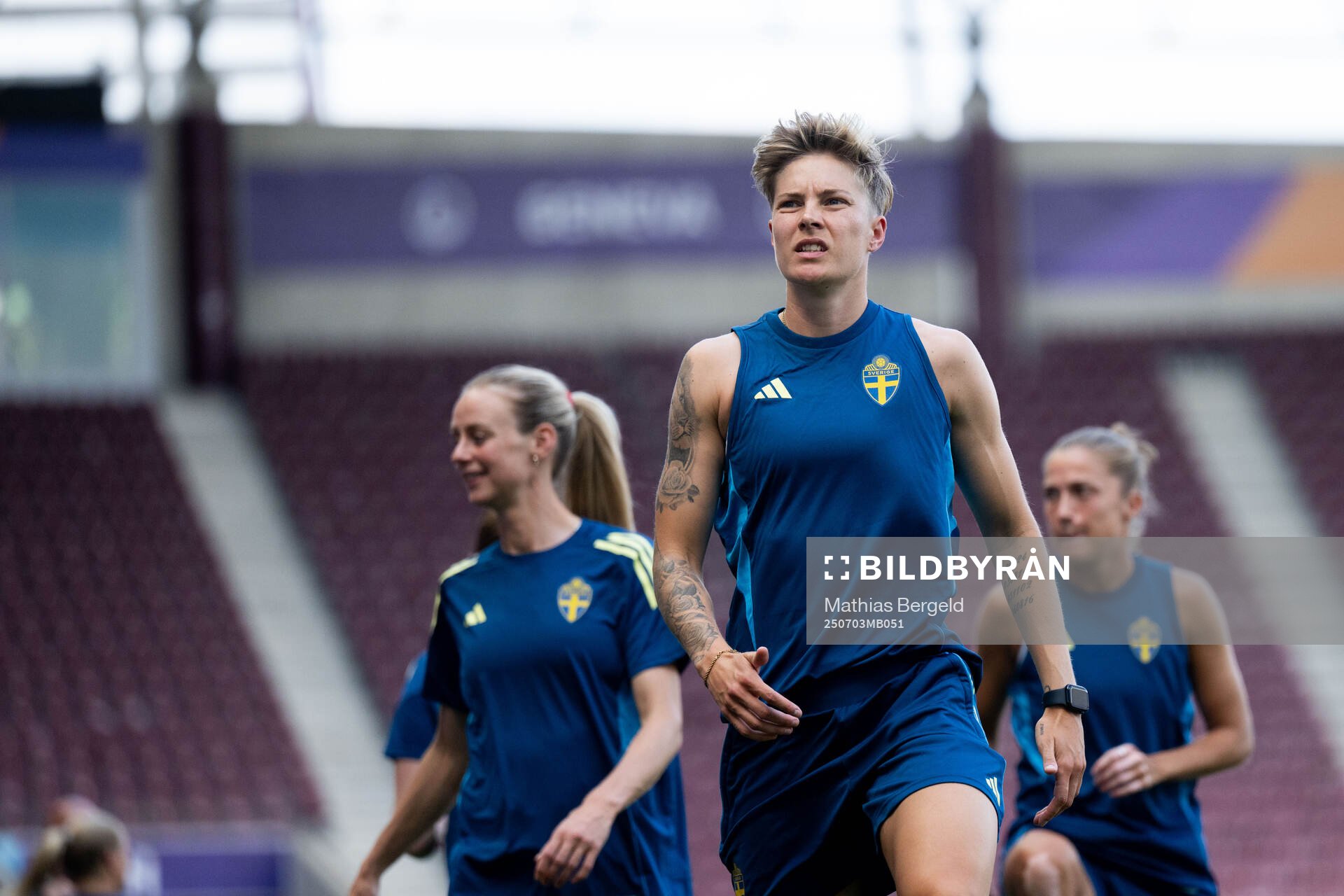 Lina Hurtig of the Swedish women's national football team
