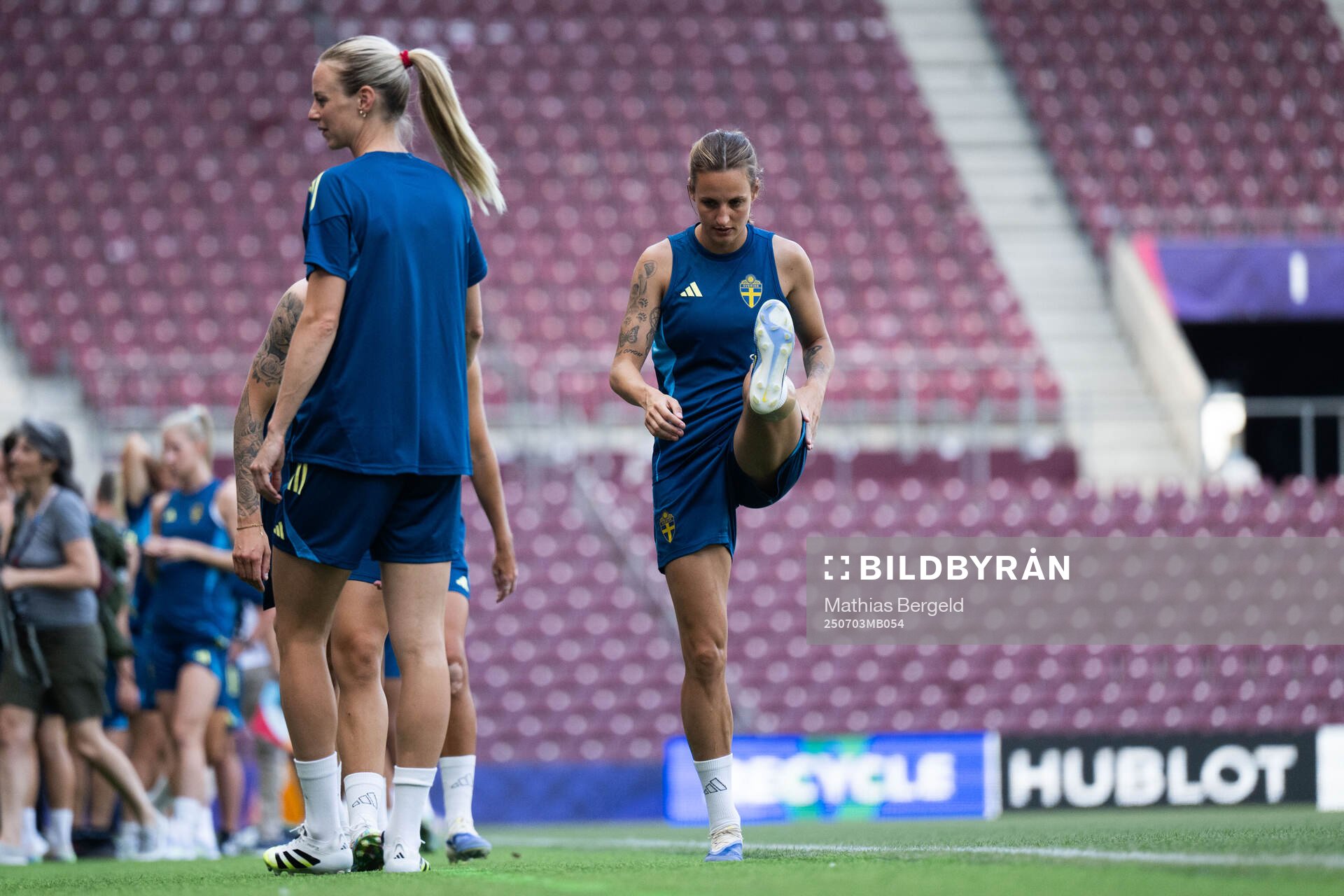 Nathalie Björn of the Swedish women's national football