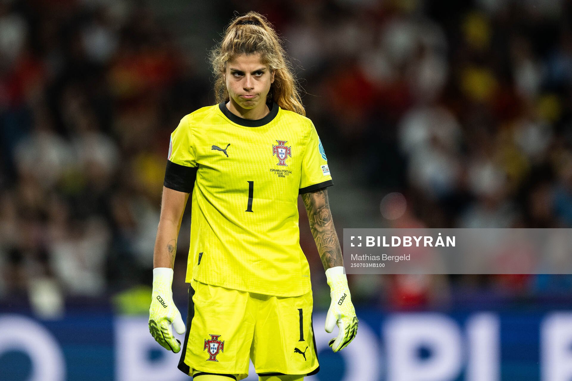 Goalkeeper Ines Pereira of Portugal