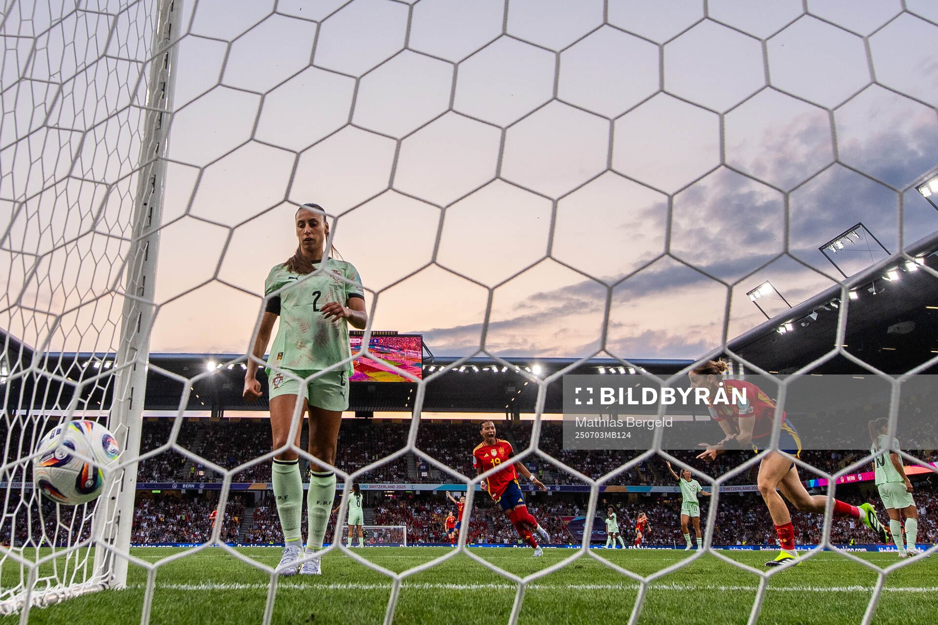 Catarina Amado of Portugal looks dejected while Esther
