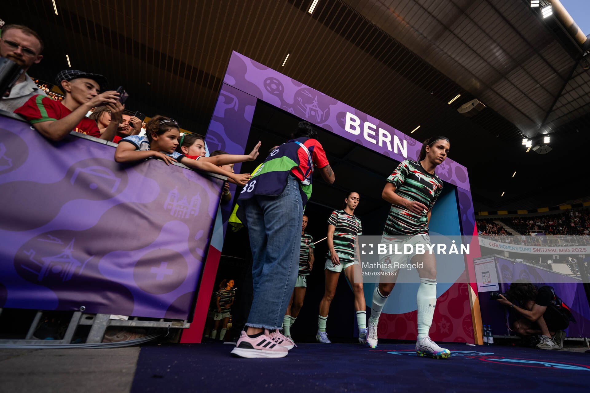 Fatima Pinto of Portugal enter the arena