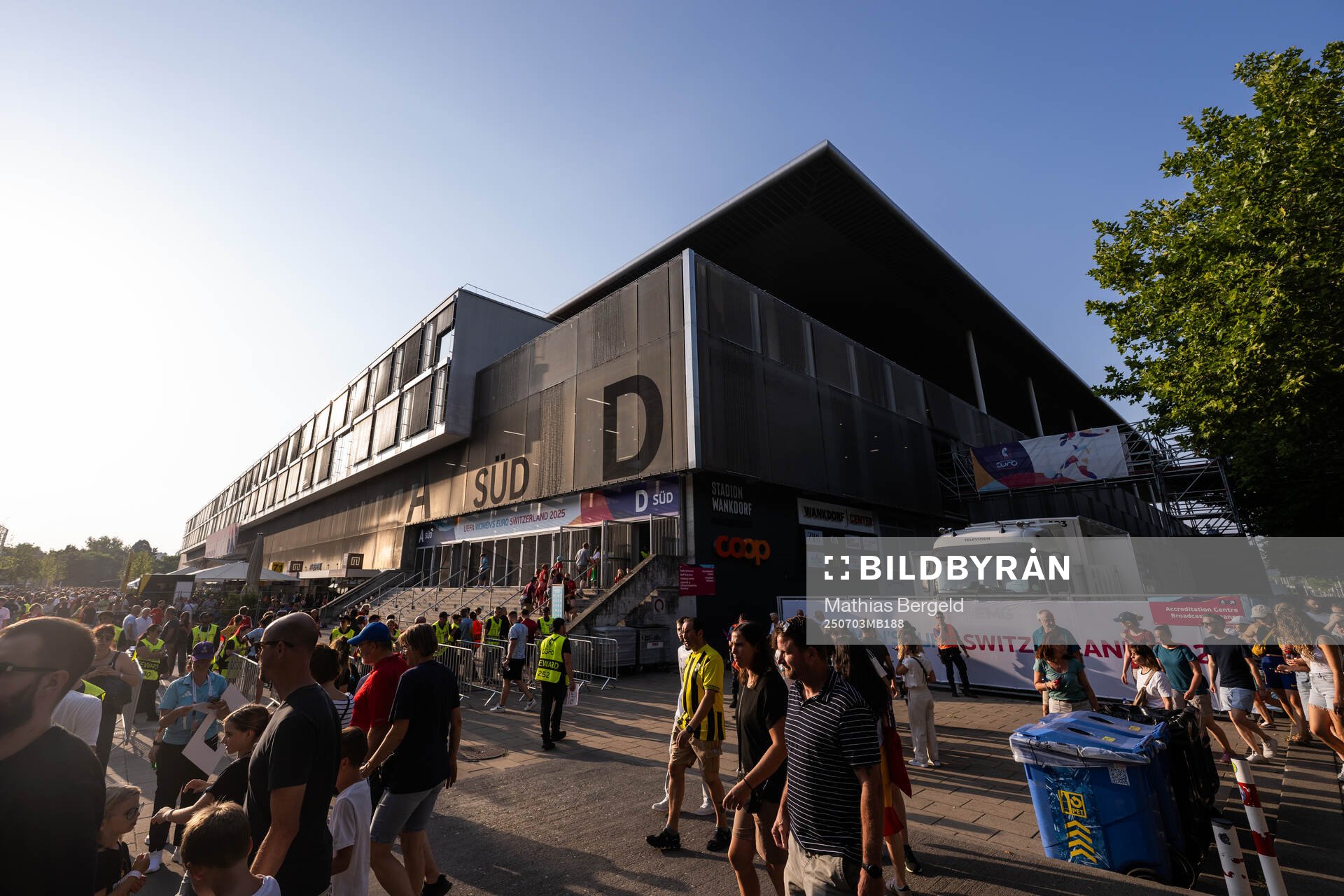 General exterior view of Wankdorf Stadium