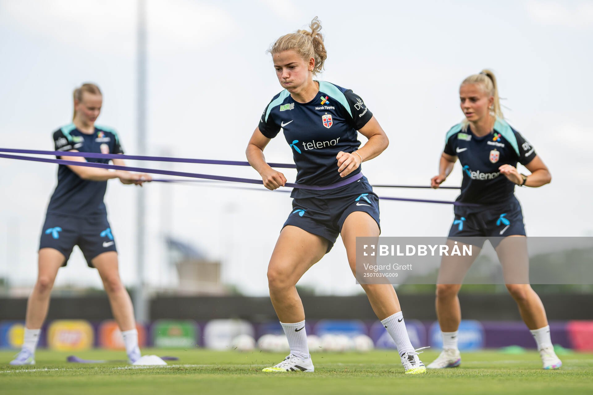 Justine Kielland of the Norwegian women's national football