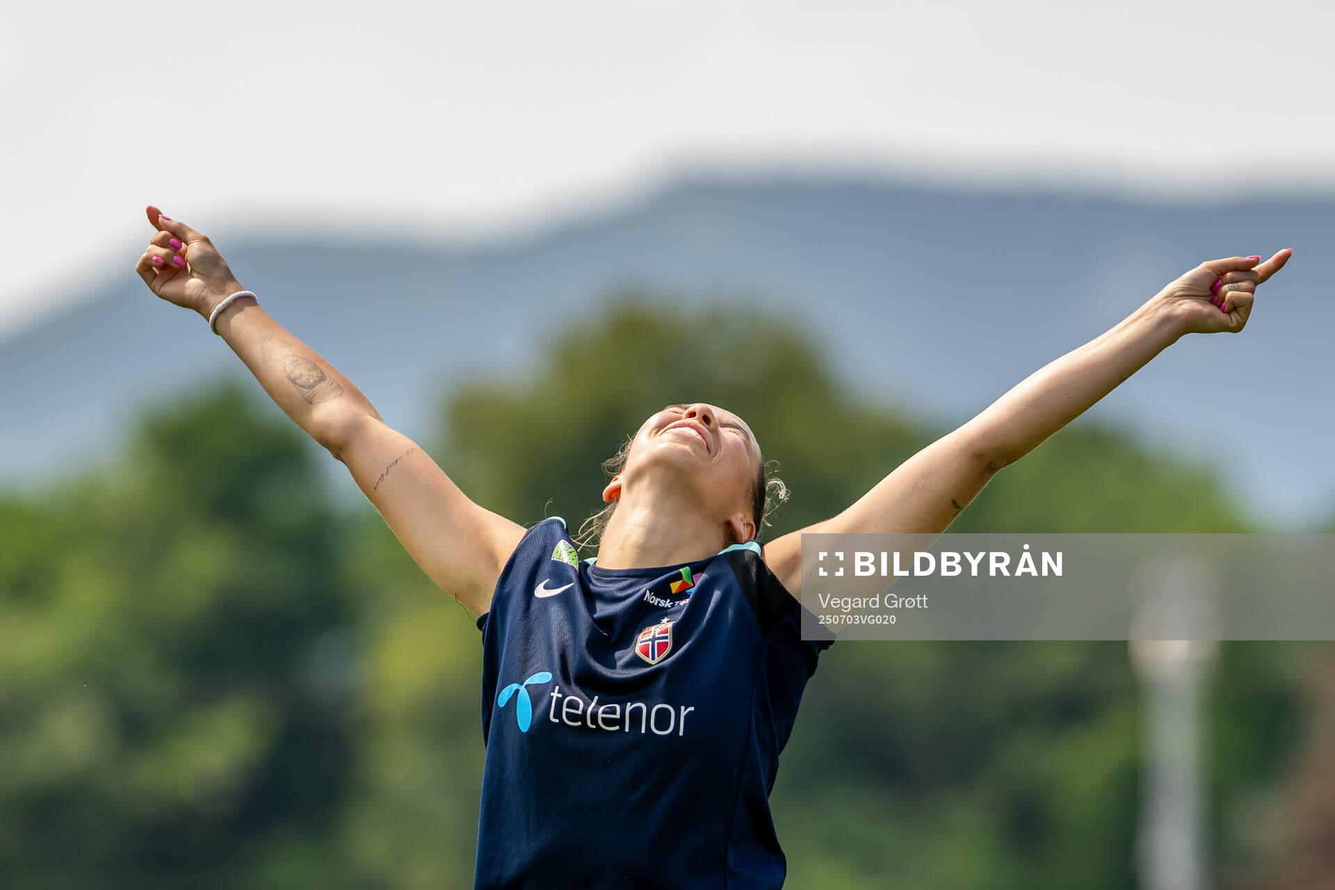 Celin Bizet Dønnum of the Norwegian women's national