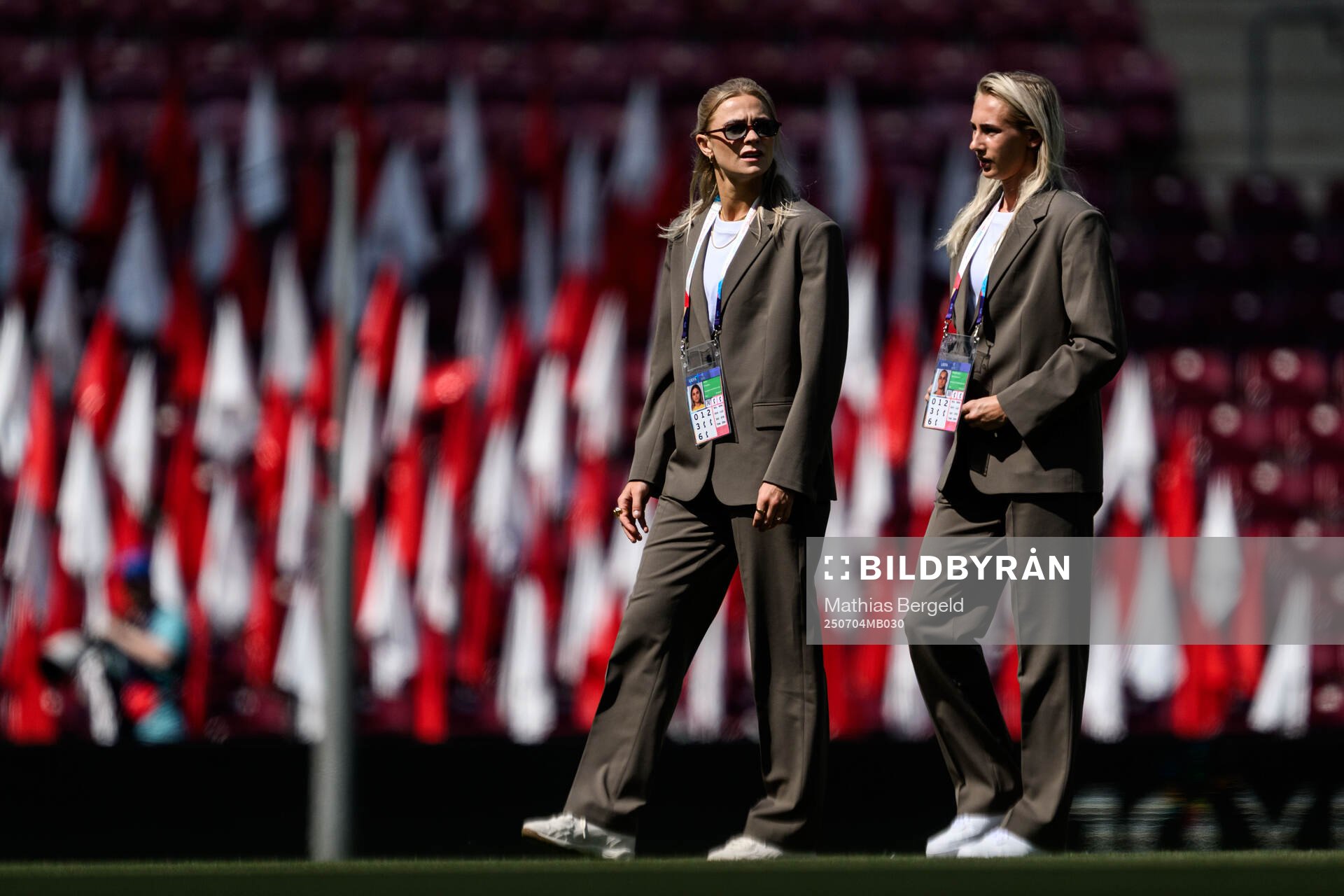 Fridolina Rolfö and Ellen Wangerheim of Sweden