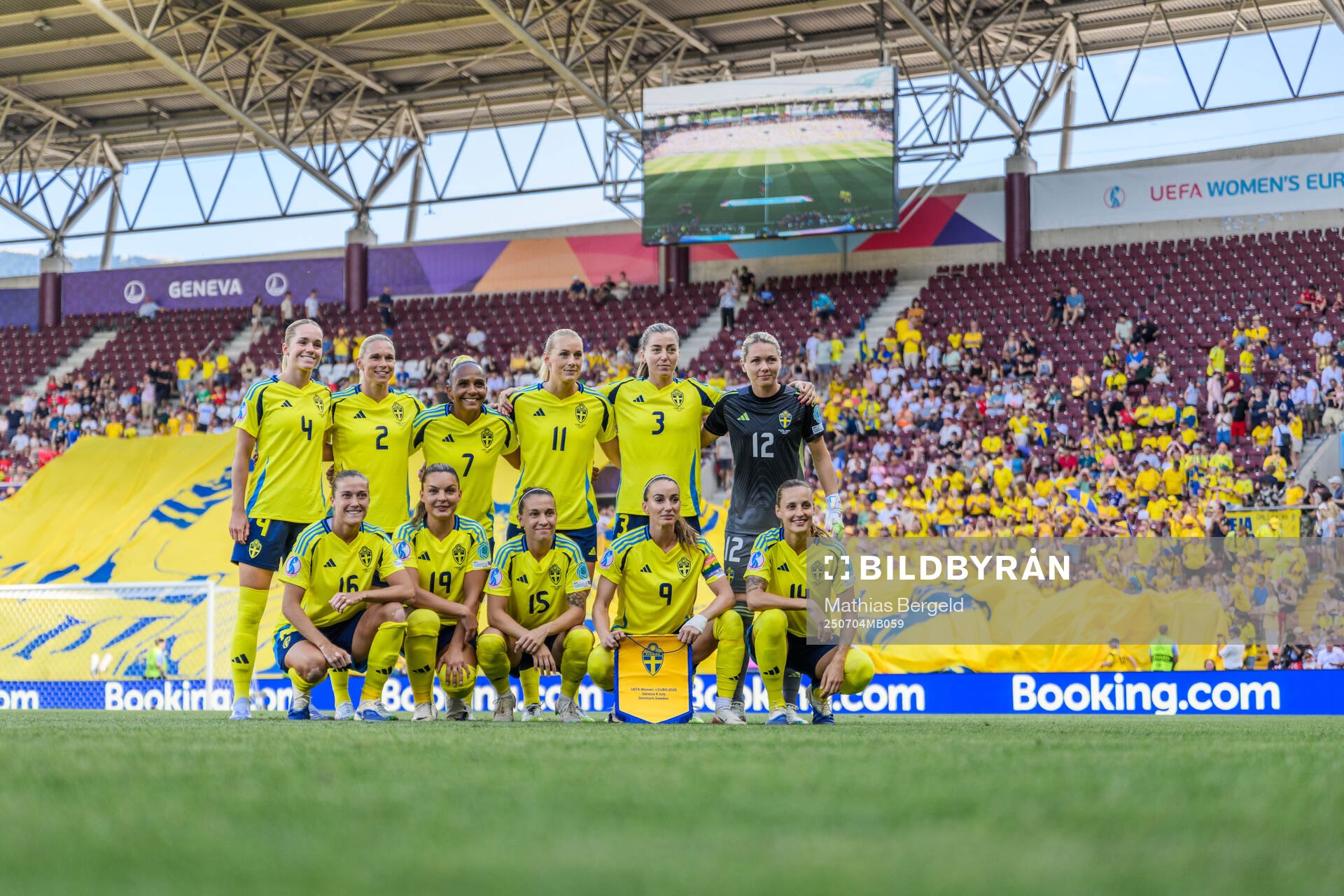 Starting eleven of Sweden