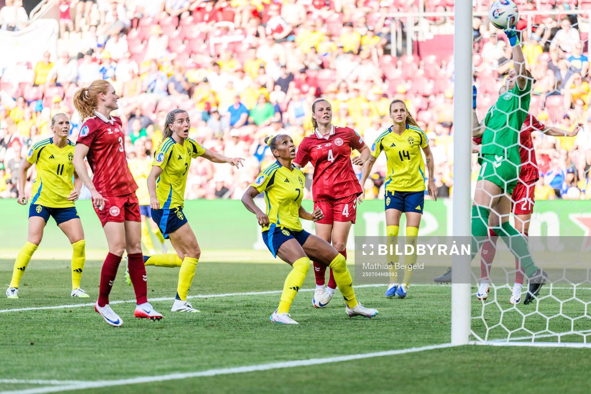 Stina Blackstenius, Linda Sembrant, Madelen Janogy and