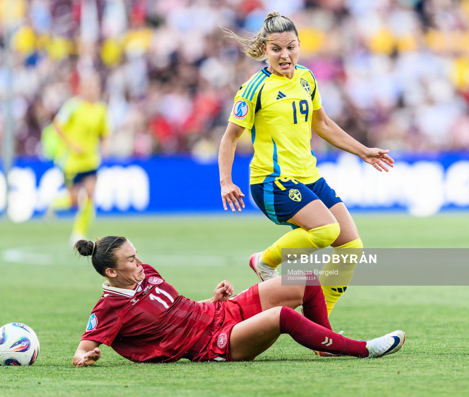 Katrine Veje of Denmark and Johanna Rytting Kaneryd of