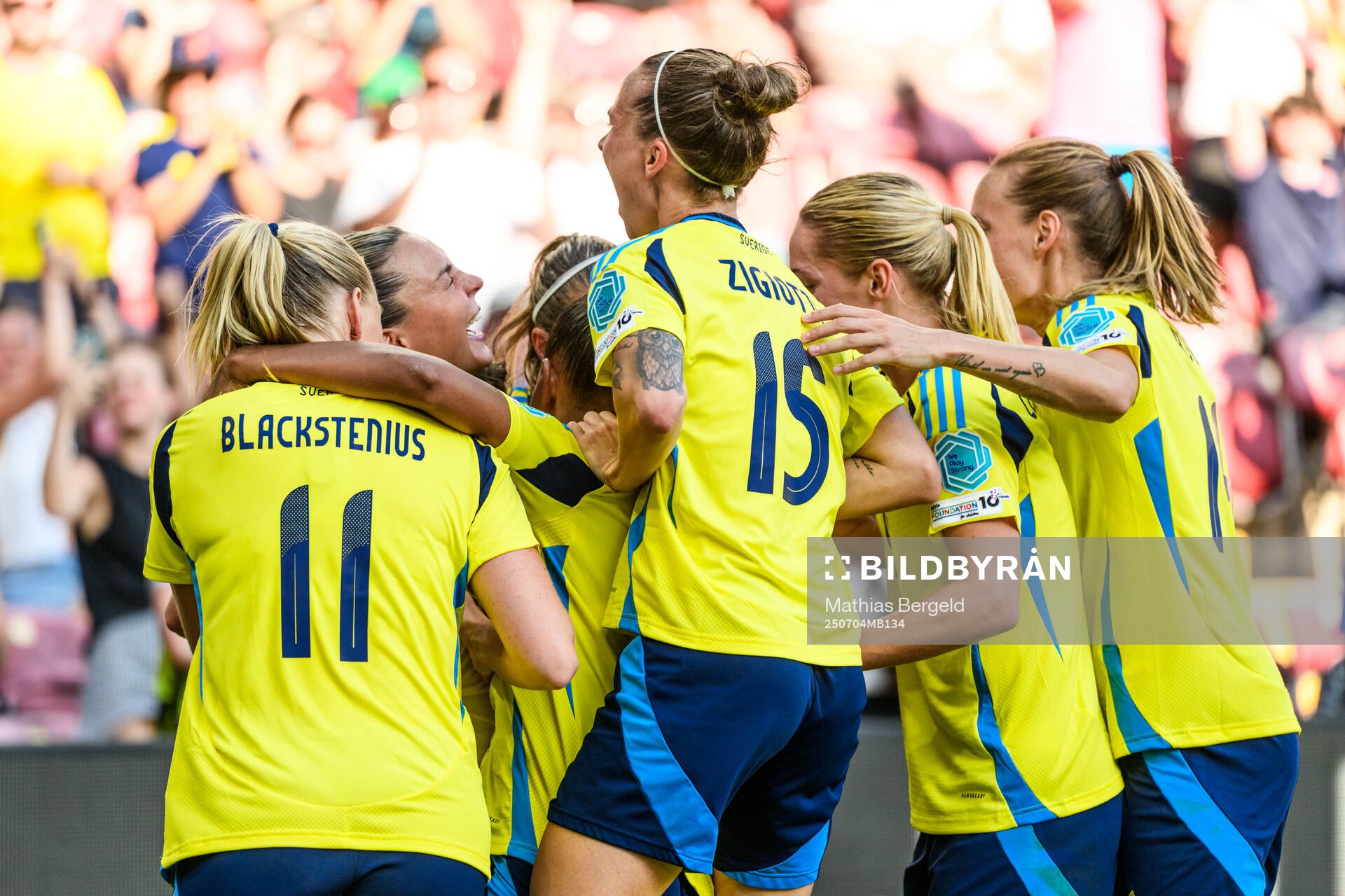 Stina Blackstenius, Johanna Rytting Kaneryd, Julia Zigiotti