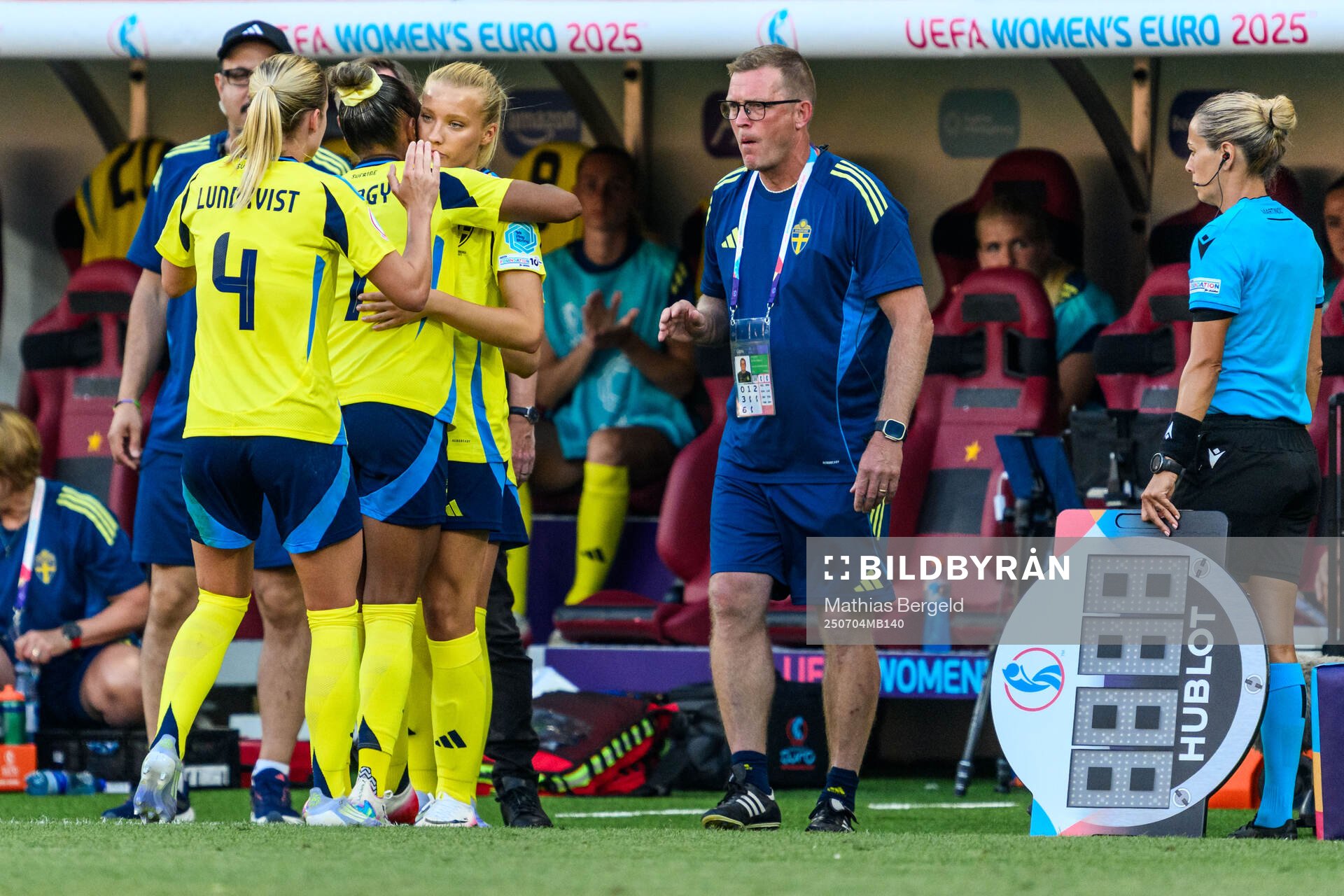 Hanna Lundkvist, Madelen Janogy and Smilla Holmberg of