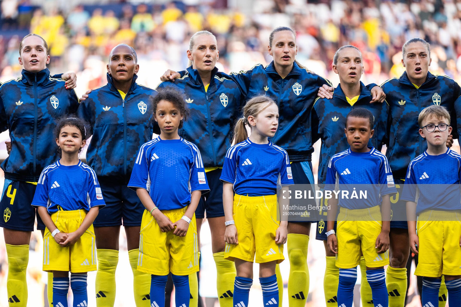 Hanna Lundkvist, Madelen Janogy, Stina Blackstenius,