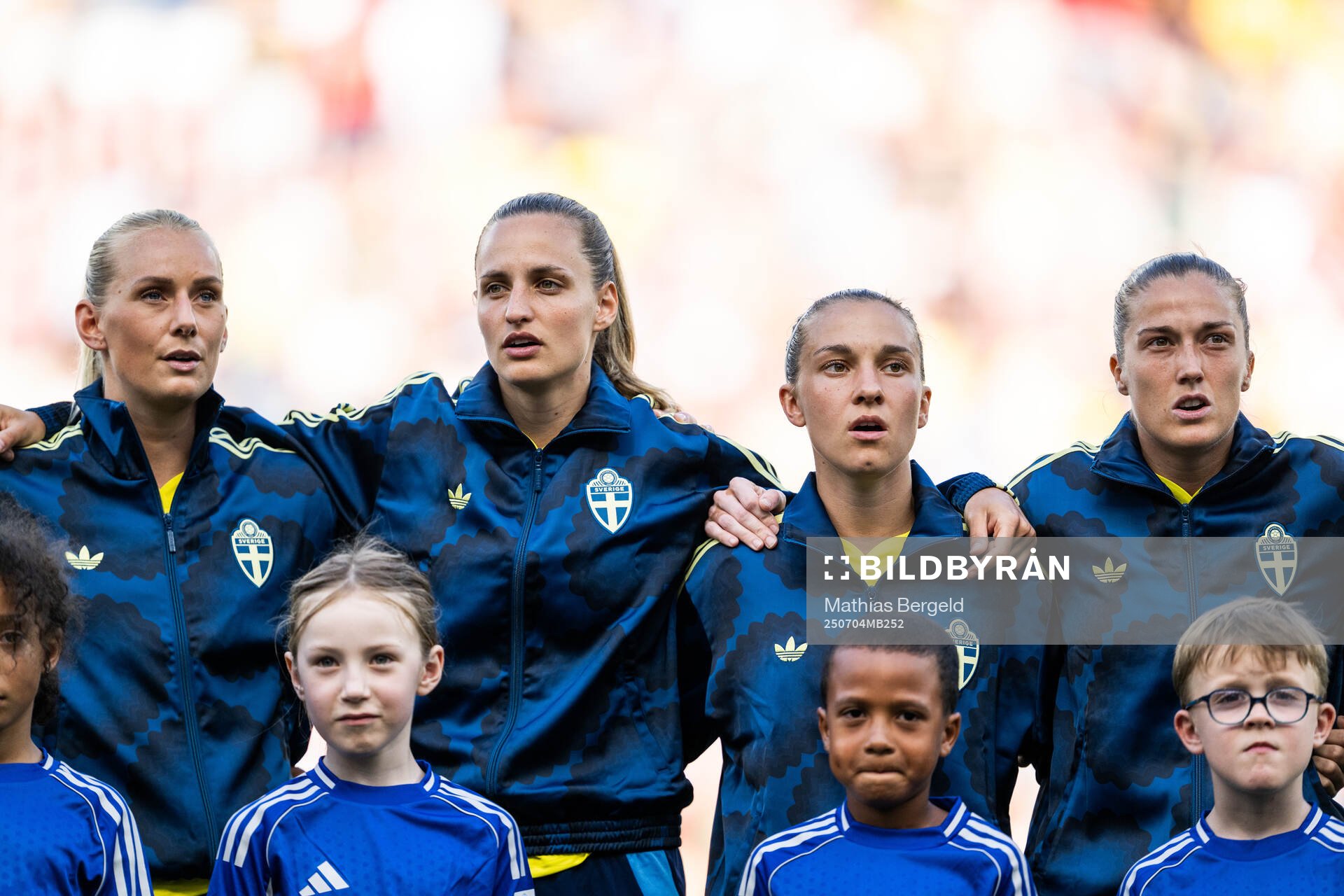 Stina Blackstenius, Nathalie Björn, Julia Zigiotti Olme,