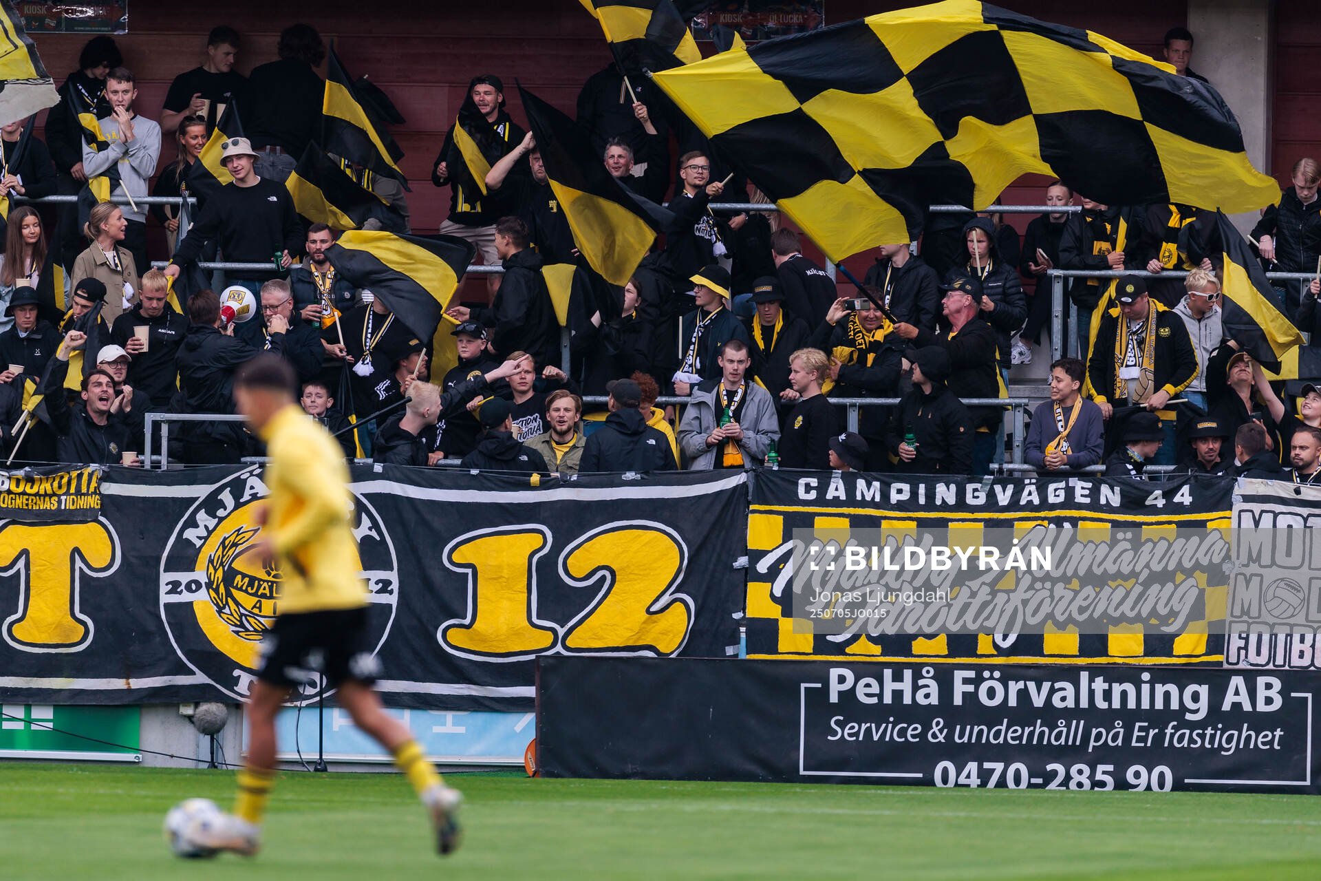 Mjällby supportrar
