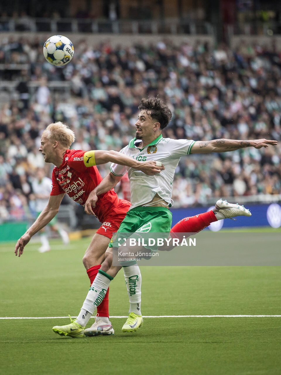 Värnamos Victor Larsson och Hammarbys Sebastian Tounekti