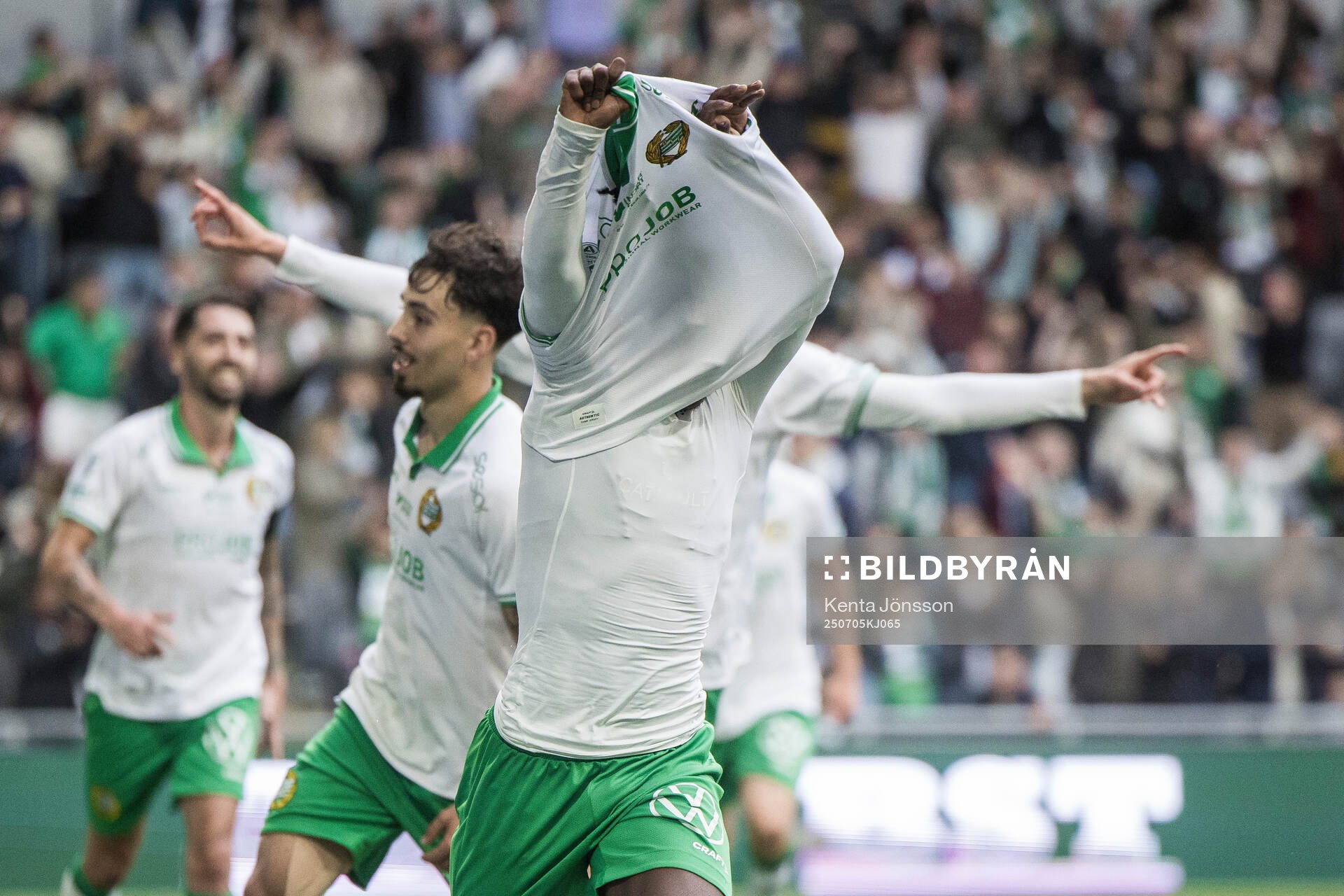 Hammarbys Moise Elohim Victoire Kabore jublar