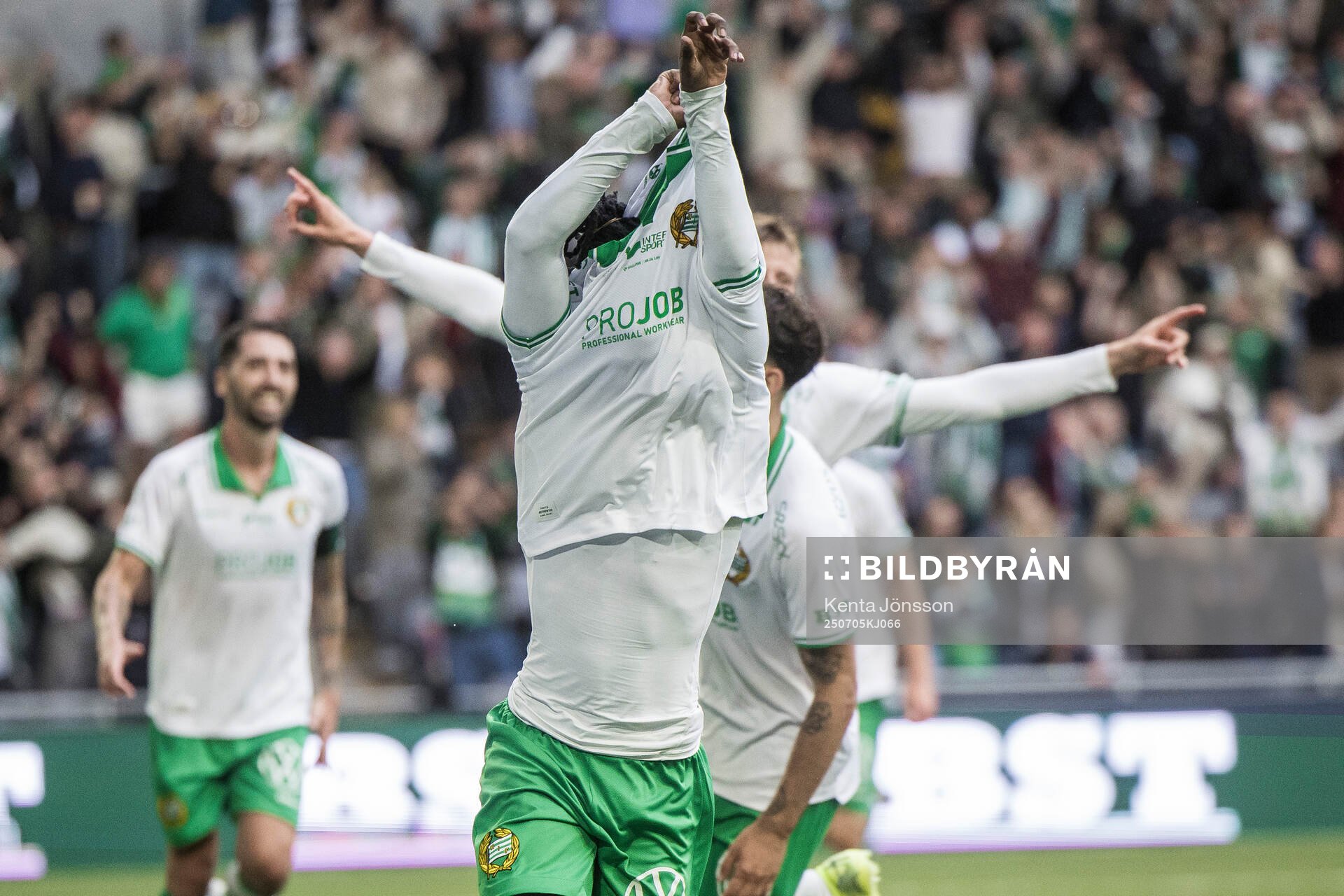 Hammarbys Moise Elohim Victoire Kabore jublar