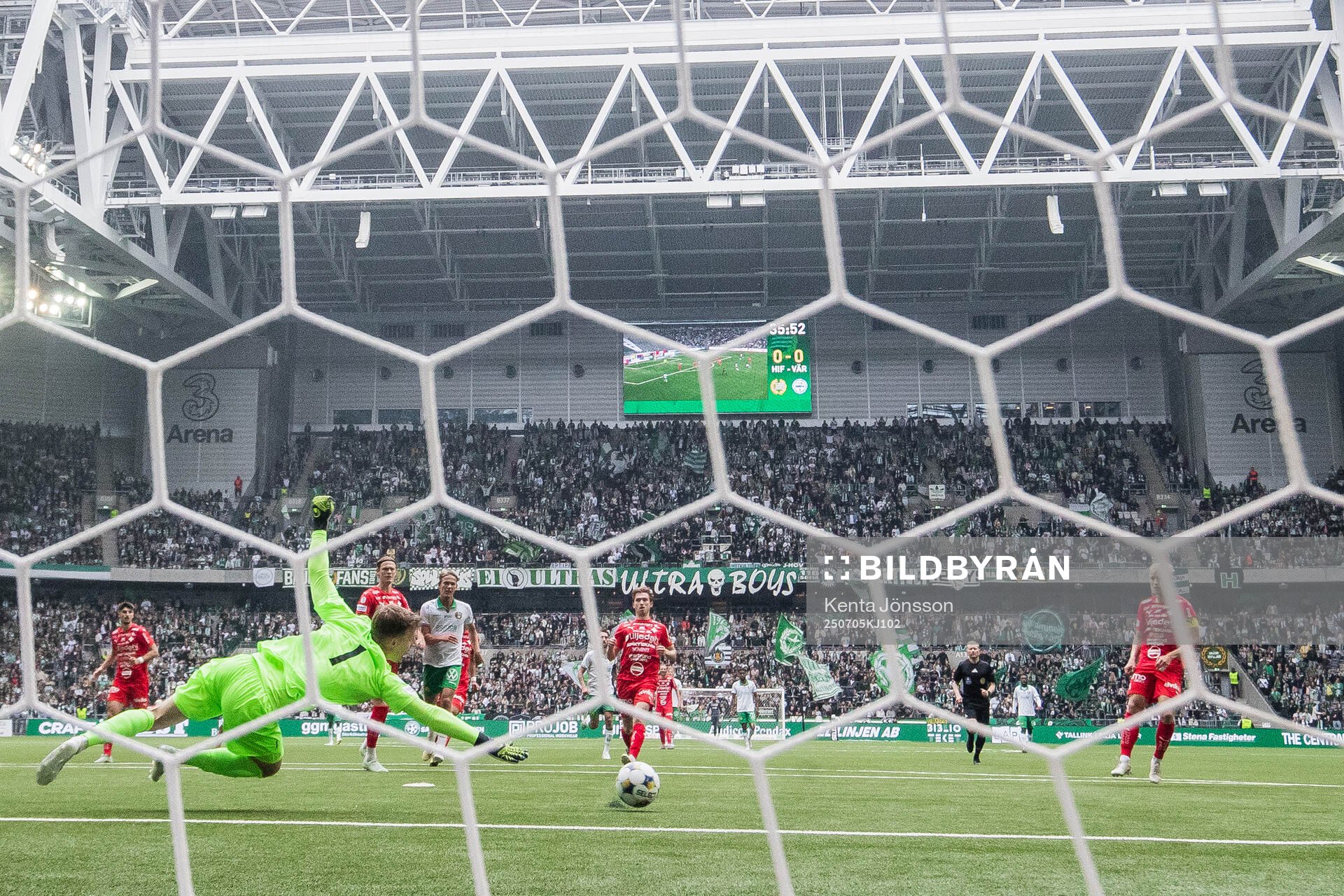 Värnamos målvakt Hugo Keto