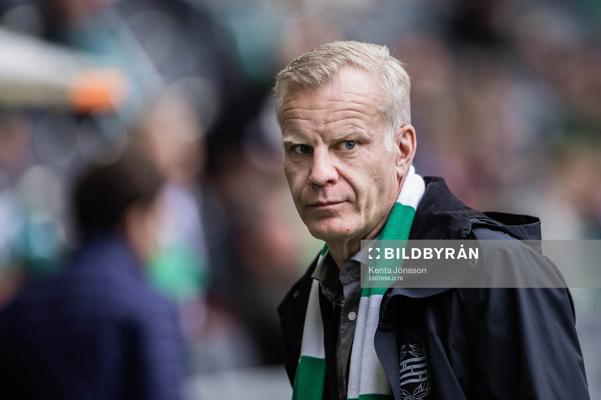 Hammarbys ordförande Mattias Fri  fotbollsmatchen i