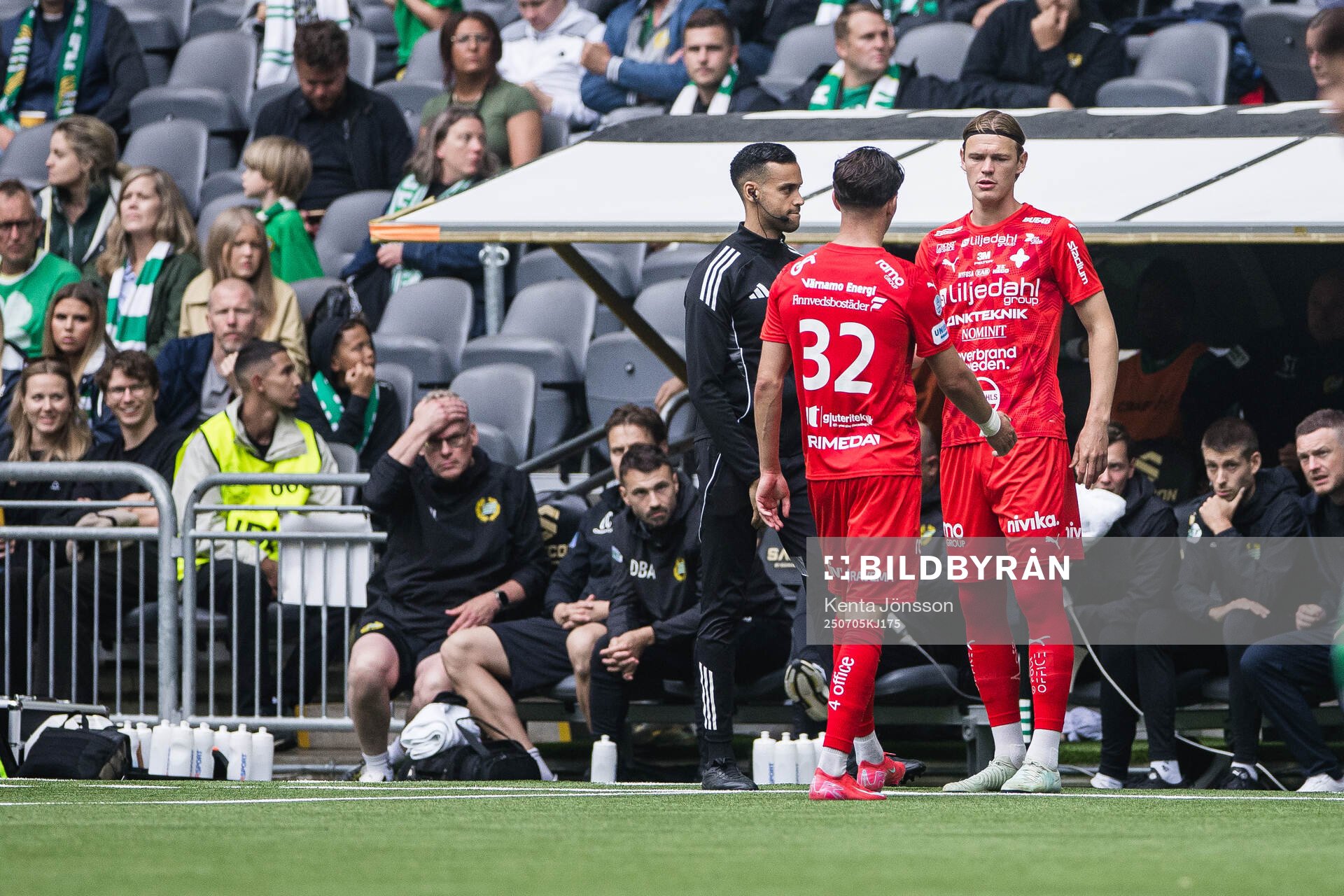 Värnamos Kenan Bilalovic och Hugo Andersson