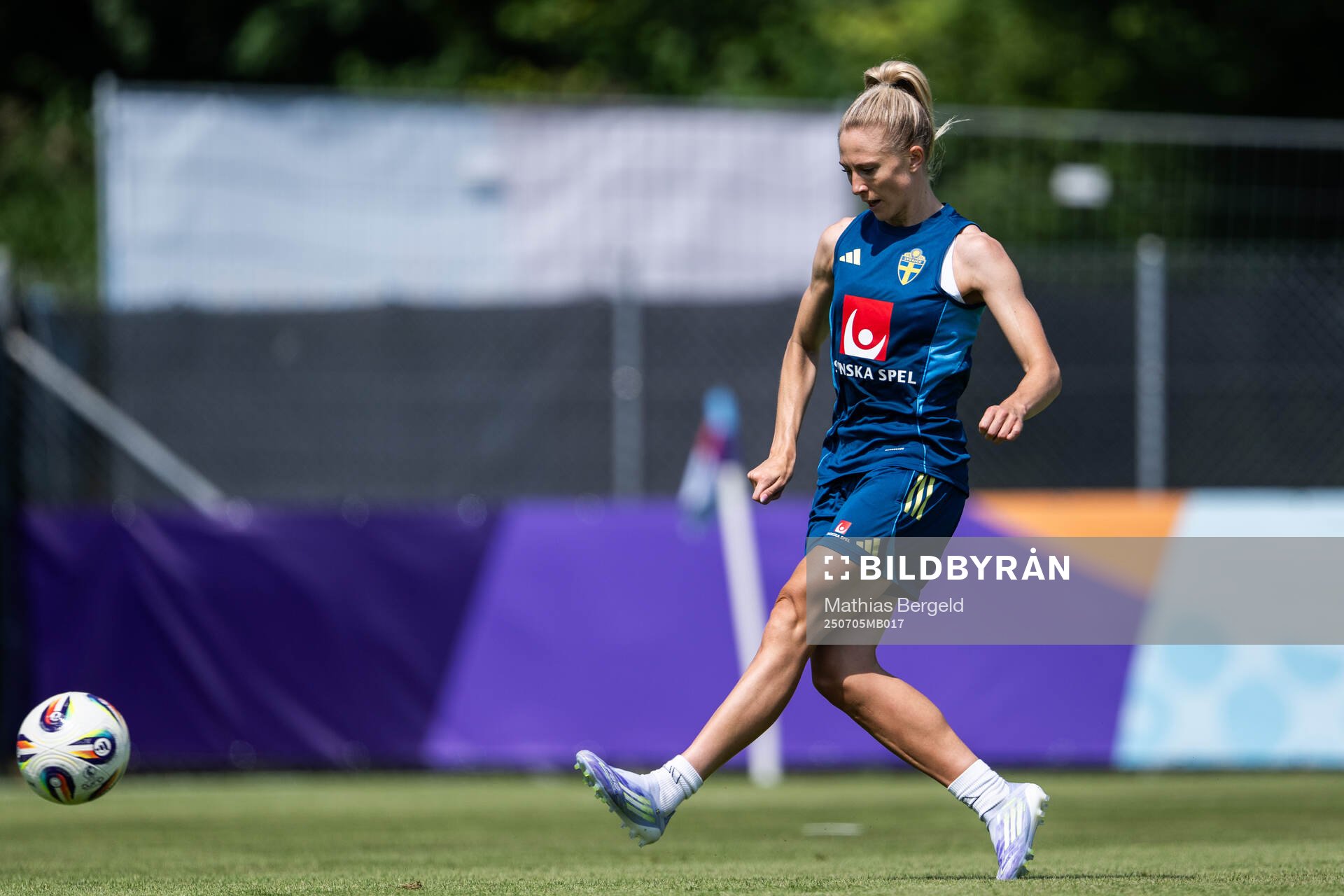 Rebecka Blomqvist of the Swedish women's national football