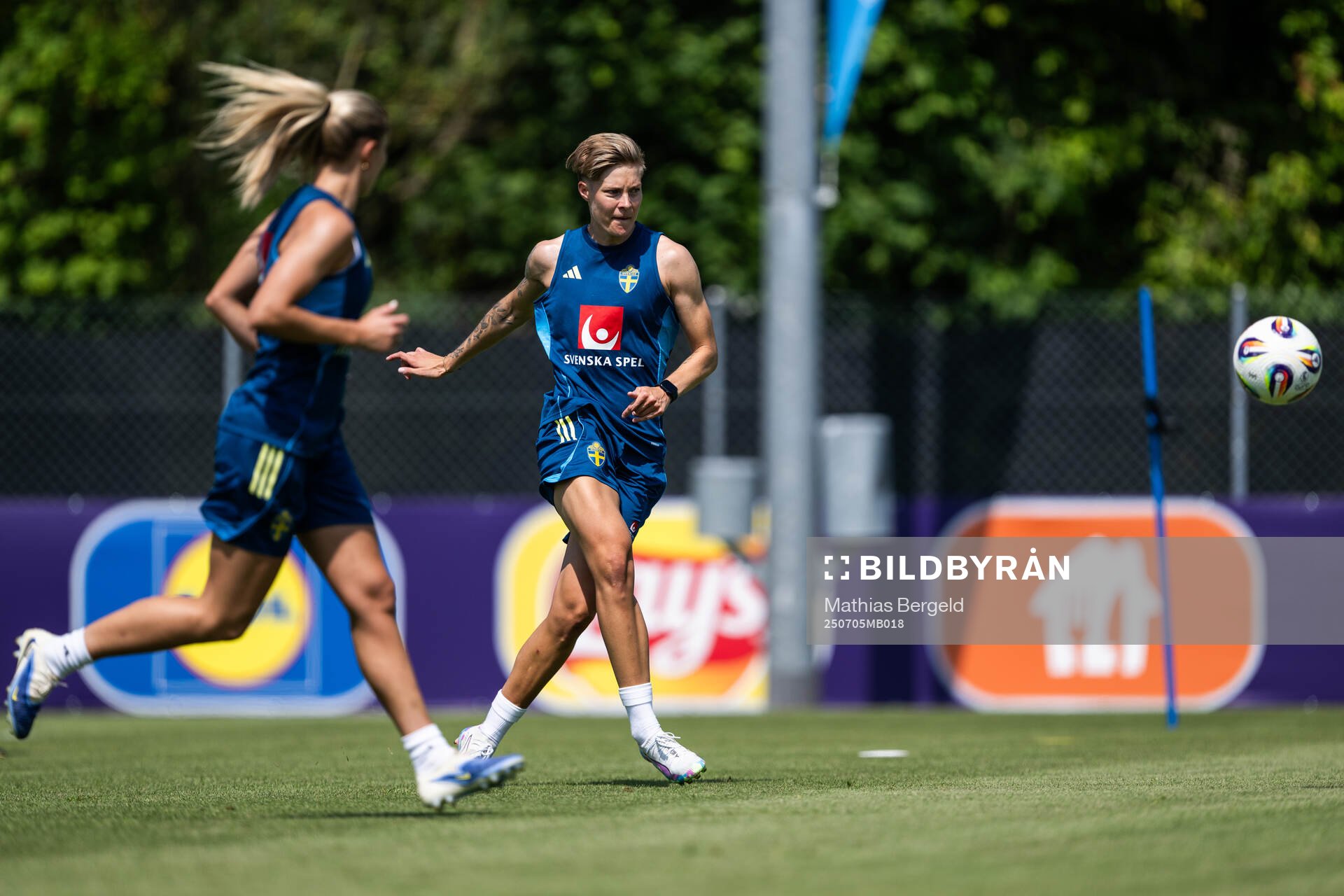 Lina Hurtig of the Swedish women's national football team