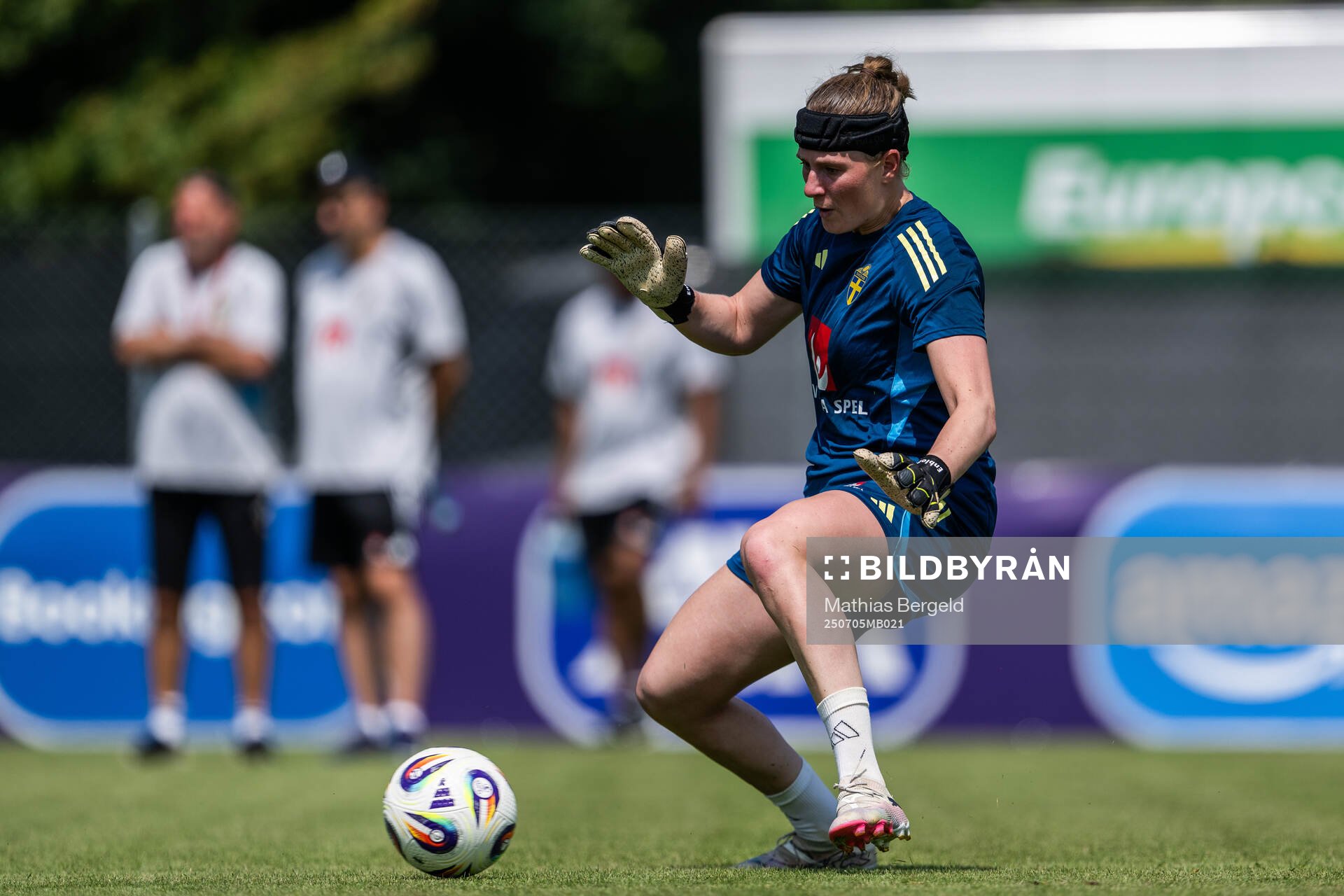Goalkeeper Tove Enblom of the Swedish women's national