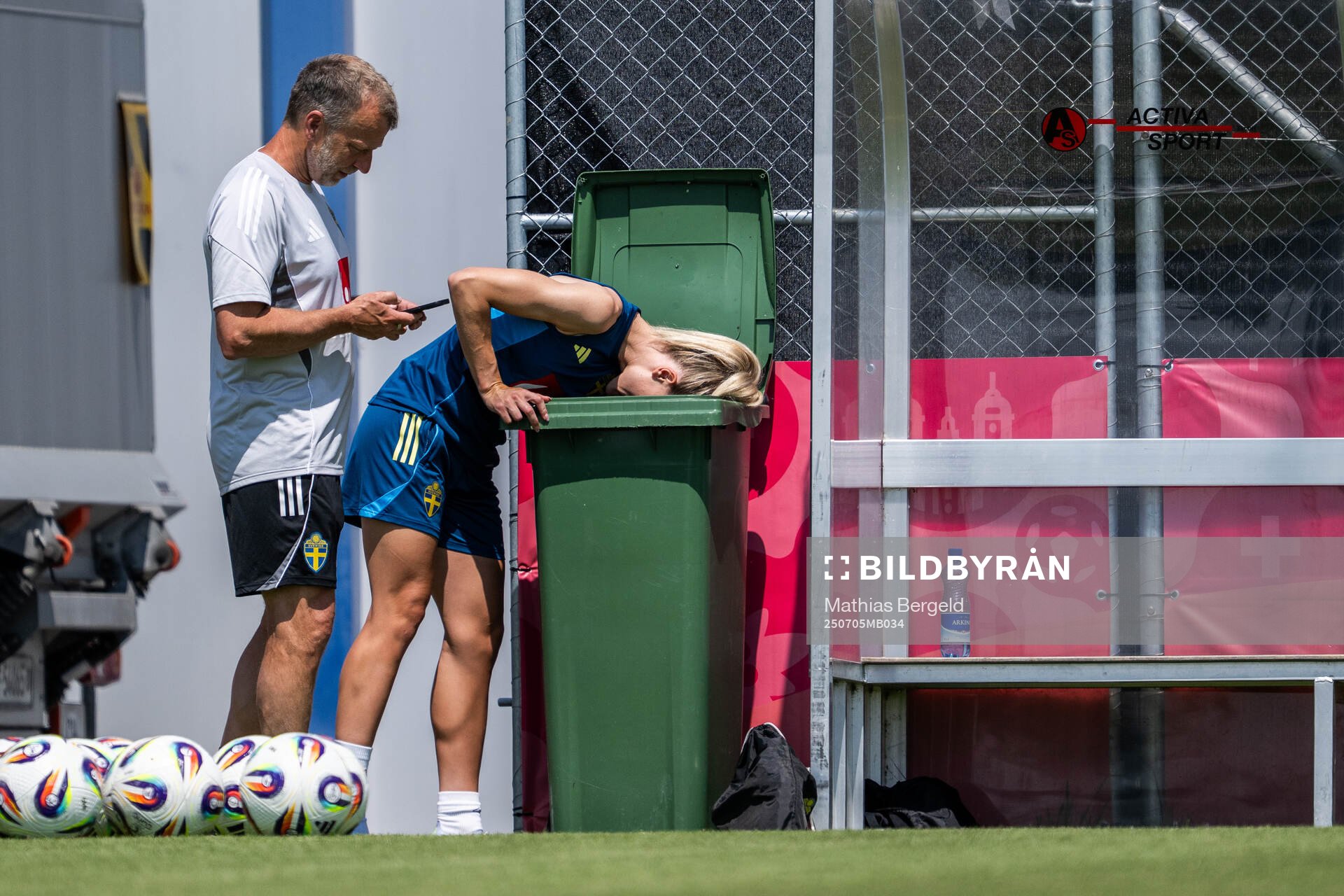 Performance manager Pontus Ekblom and Rebecka Blomqvist of