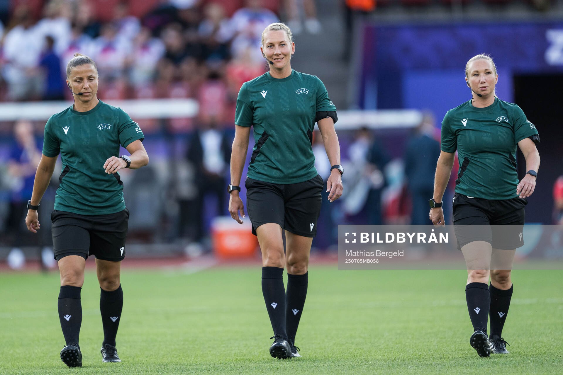 Assistant referee Almira Spahic and Referee Tess Olofsson
