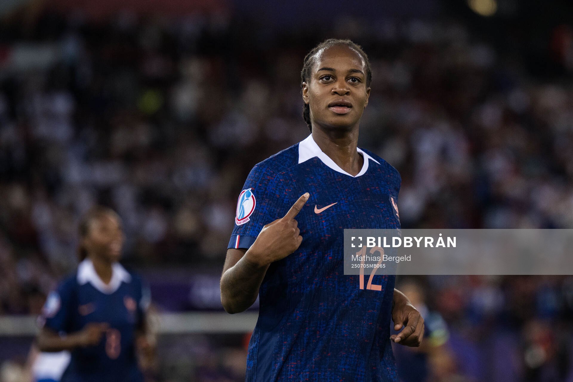 Marie Antoinette Katoto of France celebrates