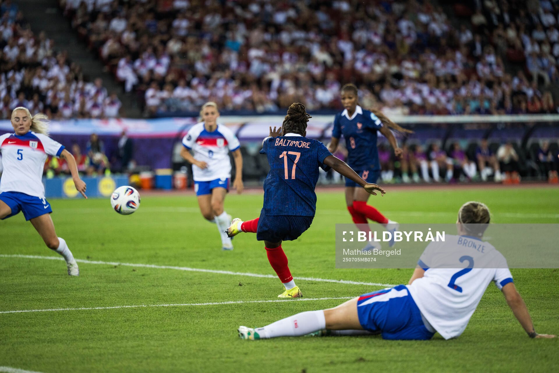 Sandy Baltimore of France scores 2-0