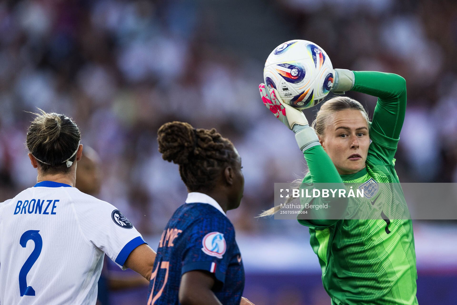 Goalkeeper Hannah Hampton of England
