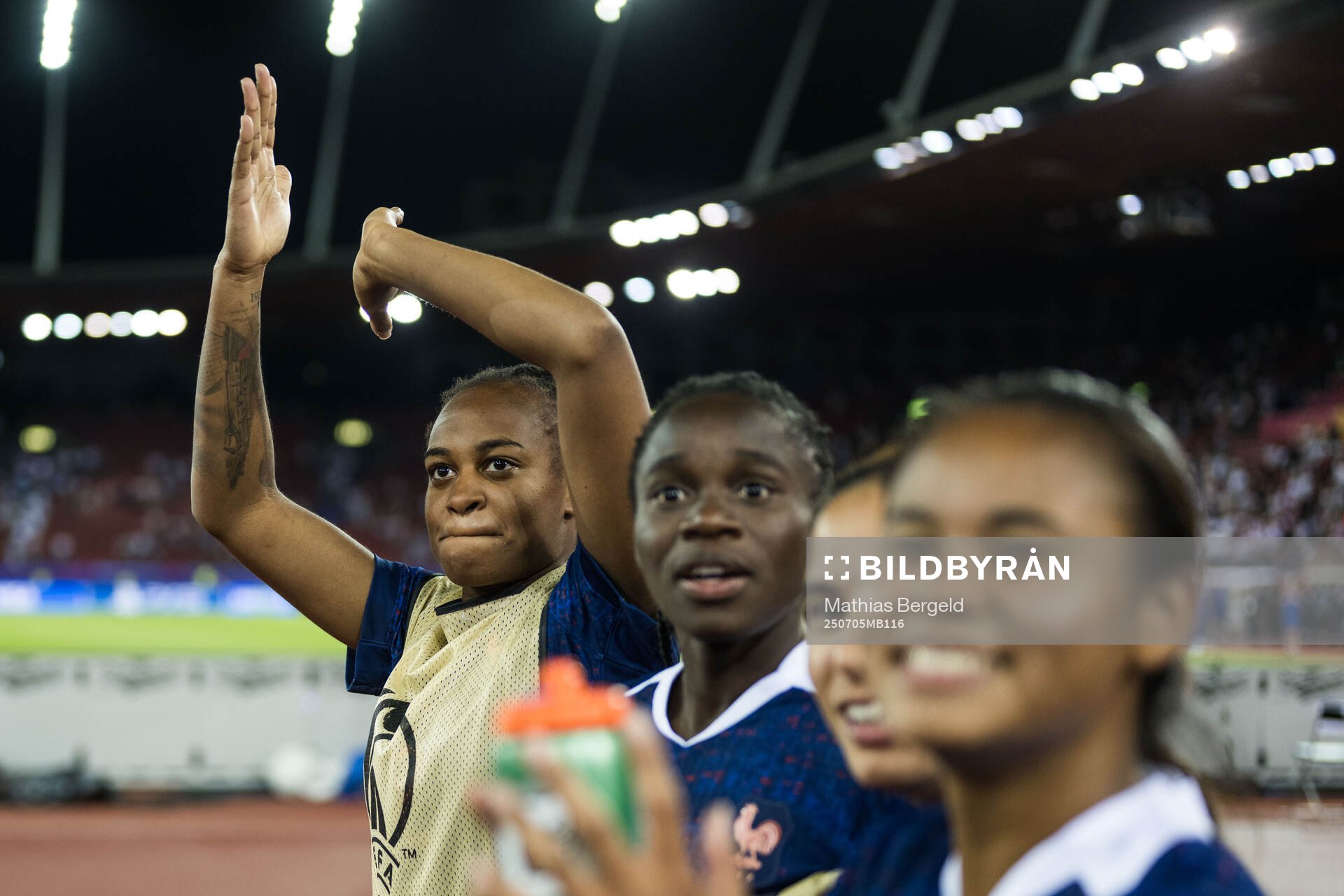 Marie Antoinette Katoto of France celebrates